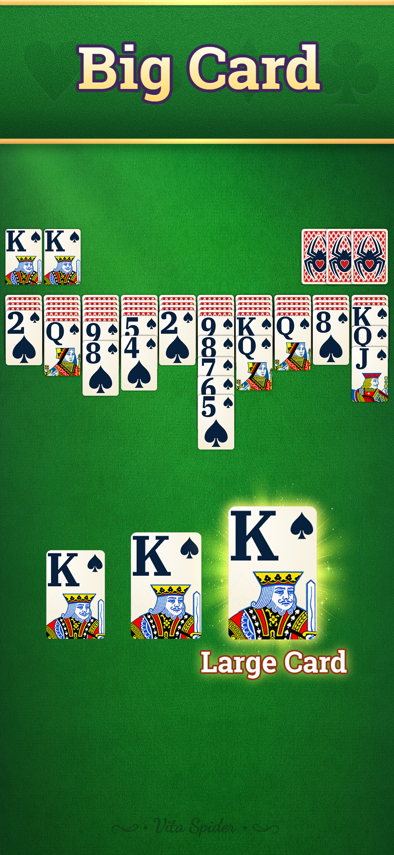 اسکرین شات 2 بازی Vita Spider Solitaire