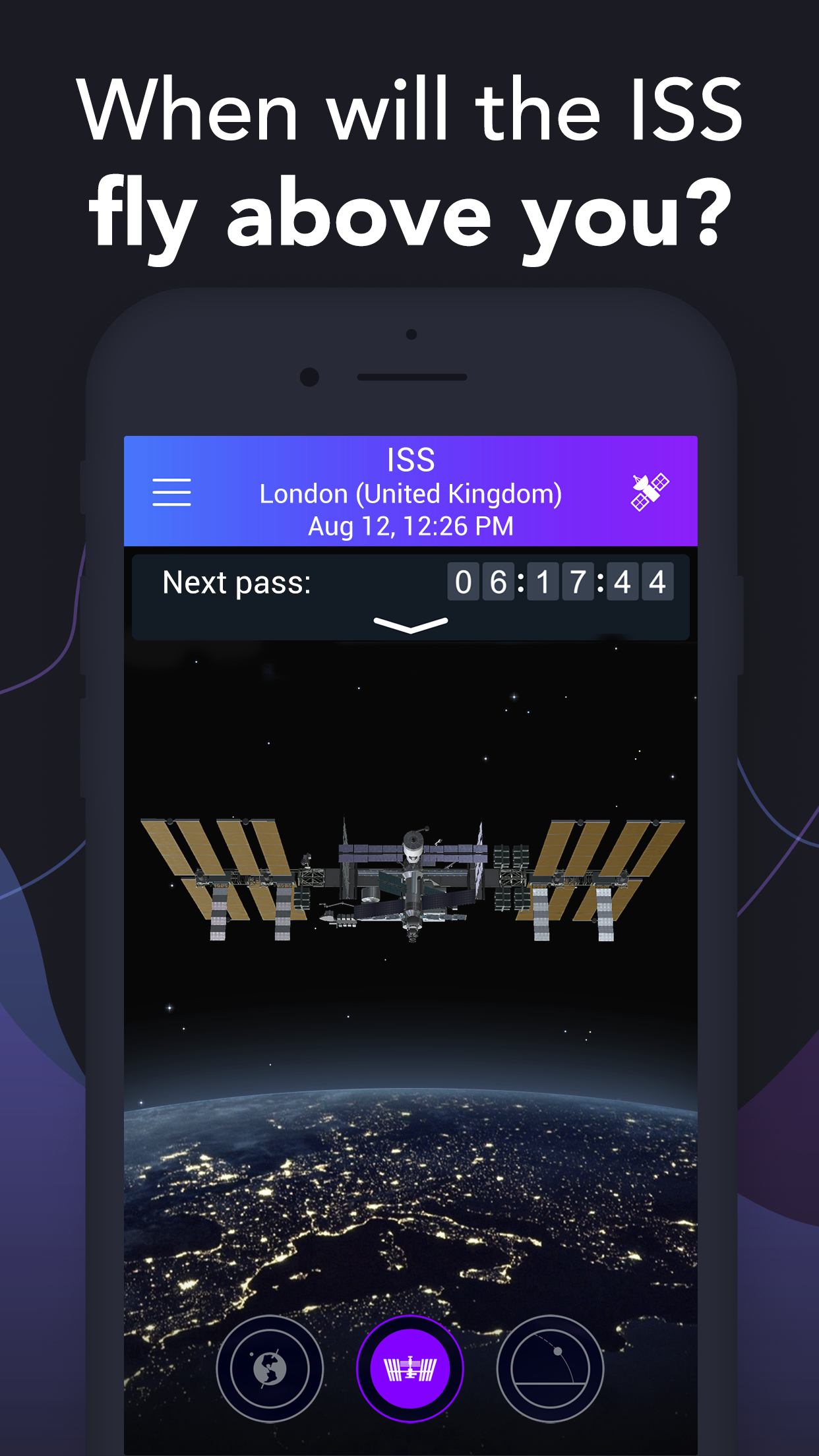اسکرین شات 3 برنامه Satellite Tracker by Star Walk