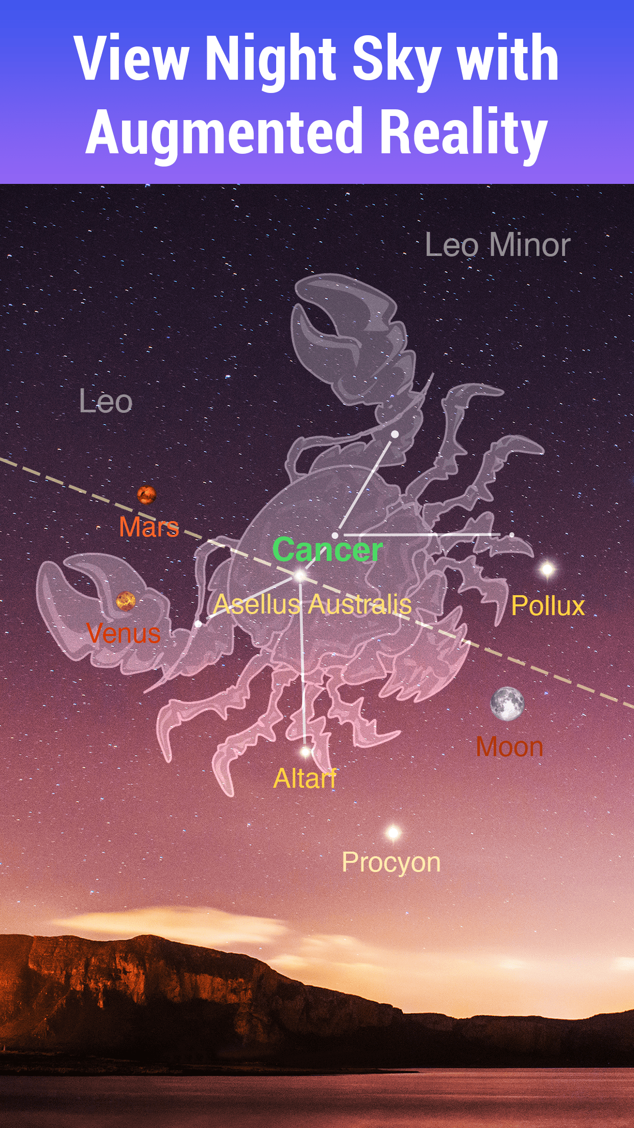 اسکرین شات 1 برنامه Star Walk - Night Sky Map