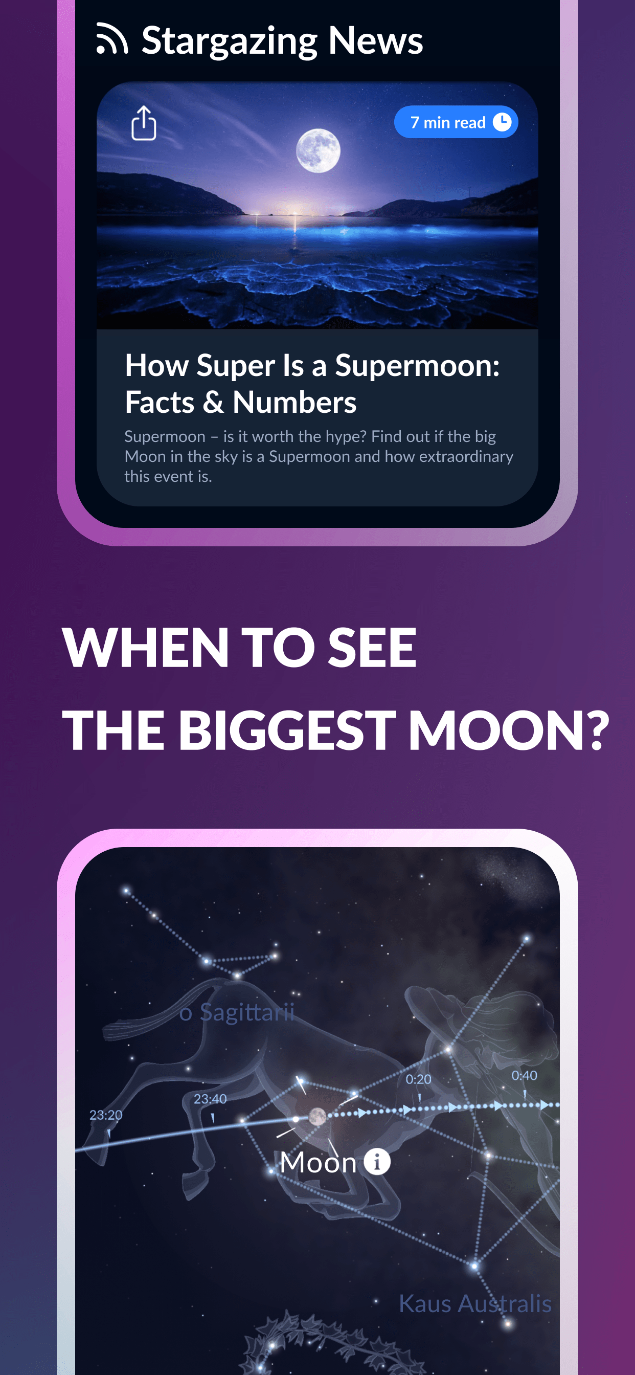 اسکرین شات 8 برنامه Sky Tonight - Star Gazer Guide