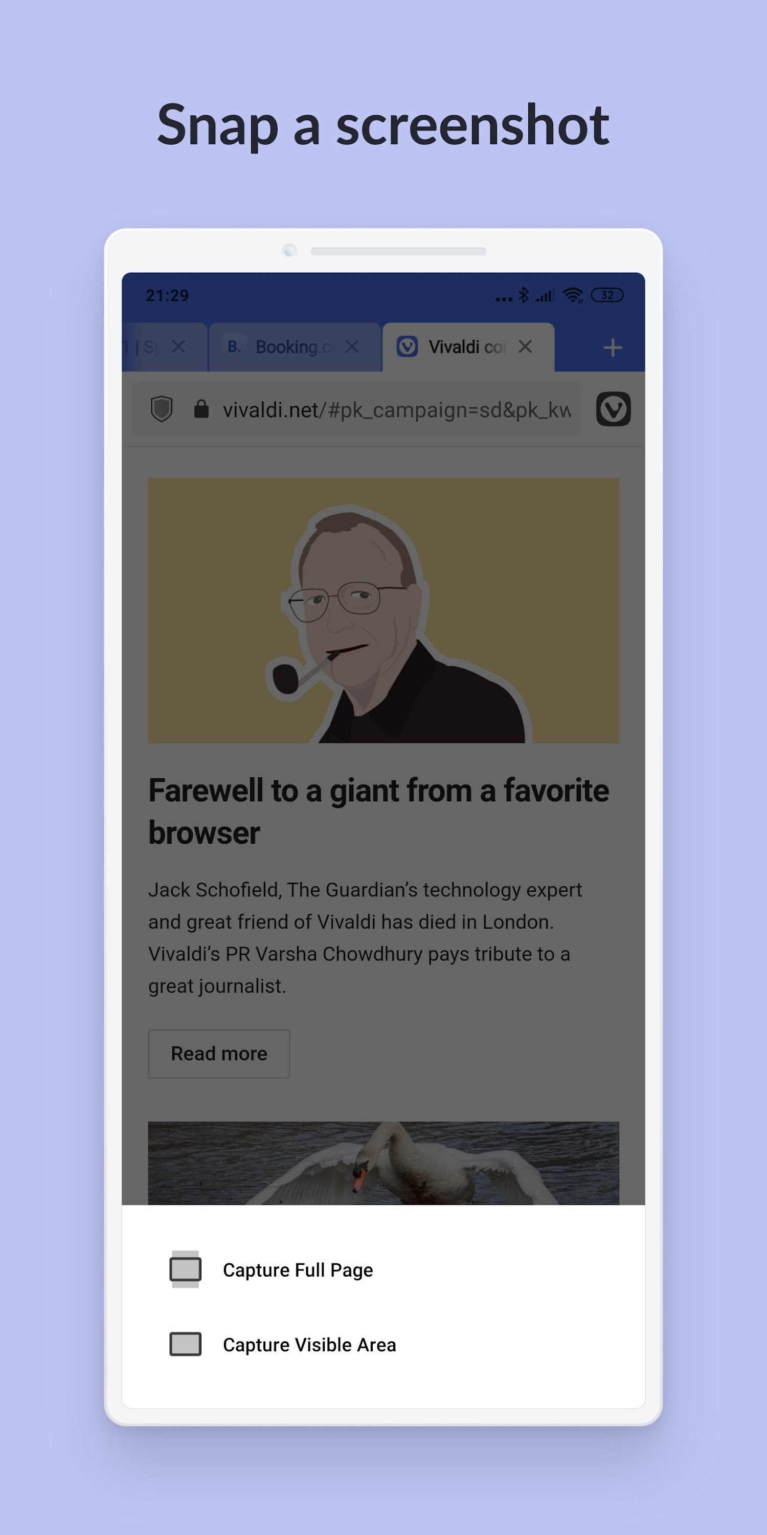 اسکرین شات 6 برنامه Vivaldi Browser Snapshot