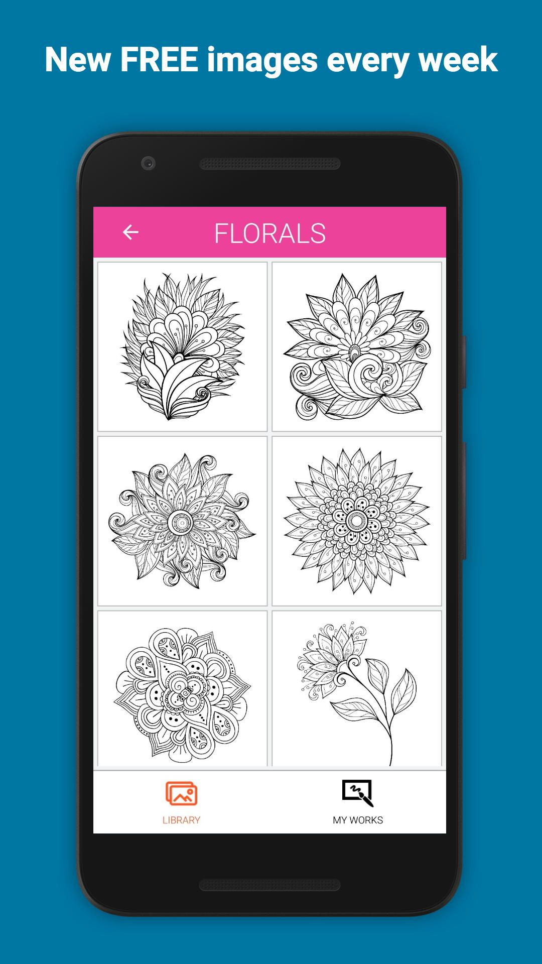 اسکرین شات 2 بازی Colorify: Coloring Book Game