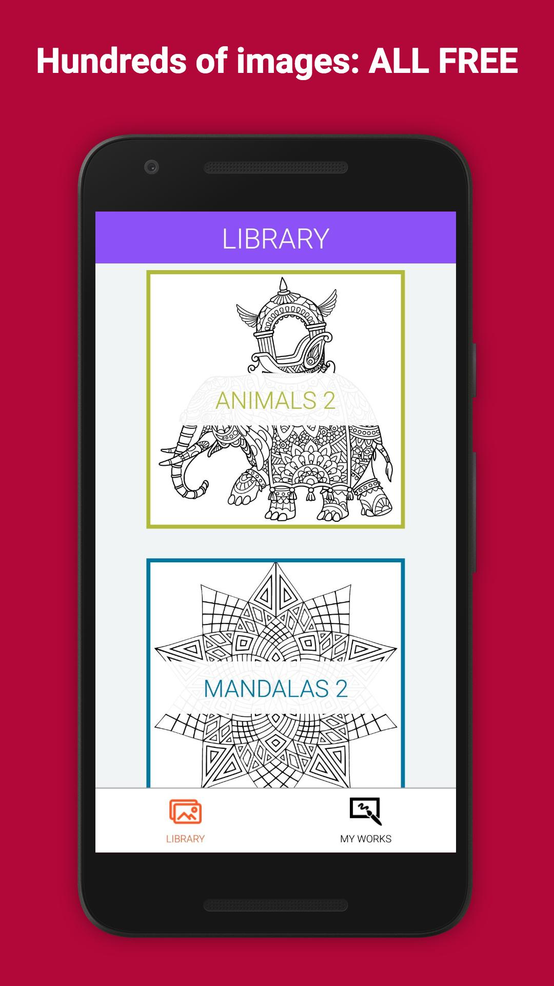 اسکرین شات 1 بازی Colorify: Coloring Book Game