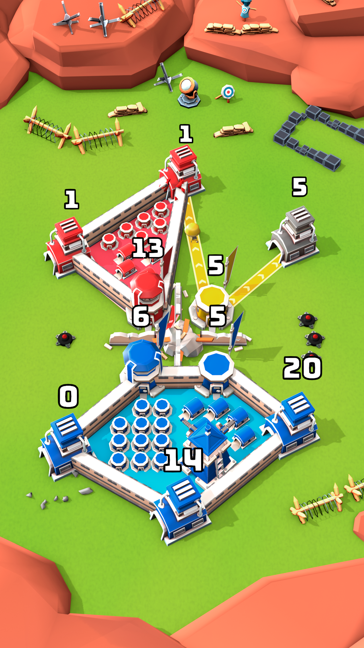 اسکرین شات 4 بازی Tower Battle: Connect Towers