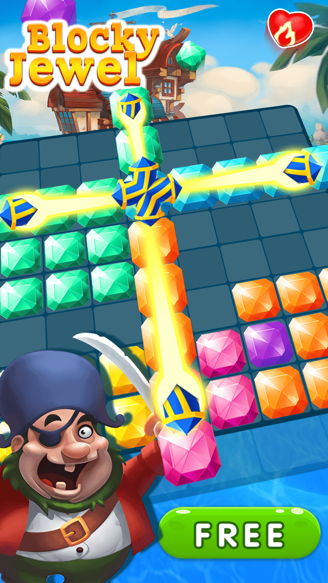 اسکرین شات 2 بازی Blocky Jewel