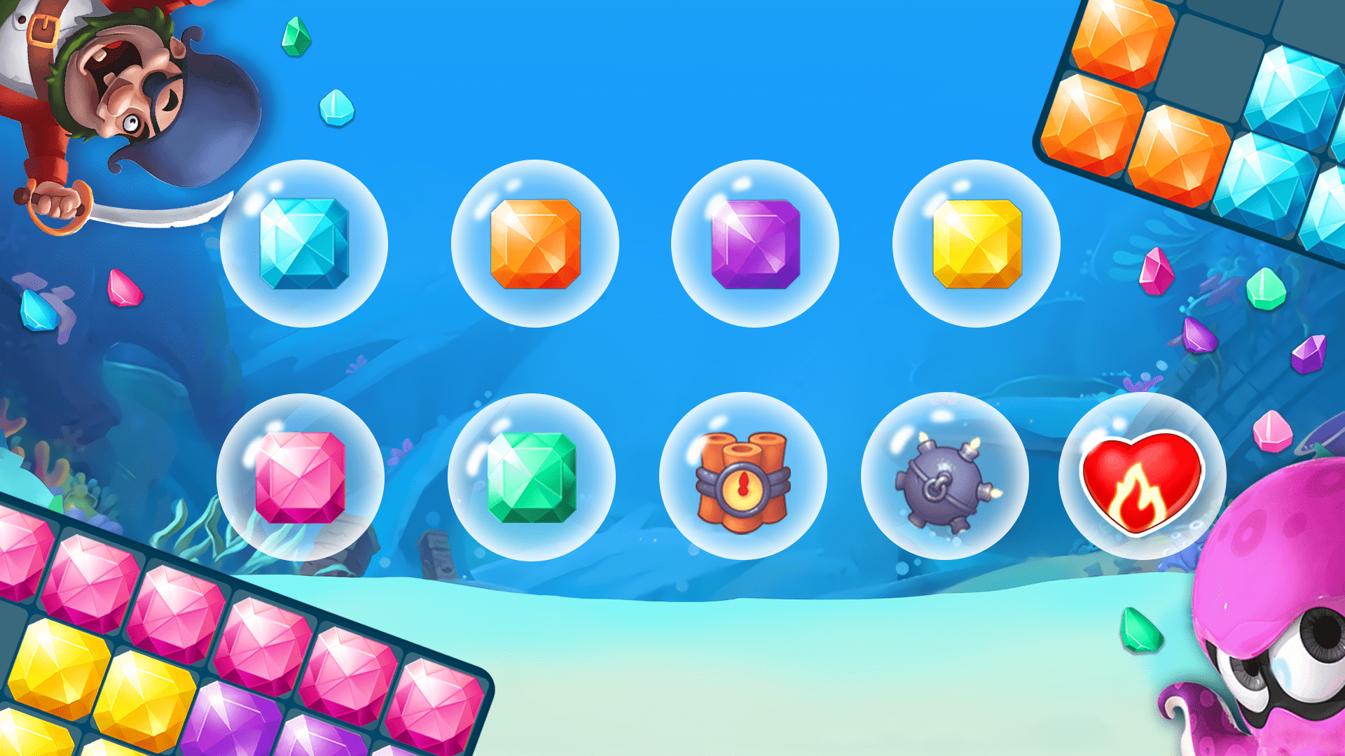 اسکرین شات 1 بازی Blocky Jewel