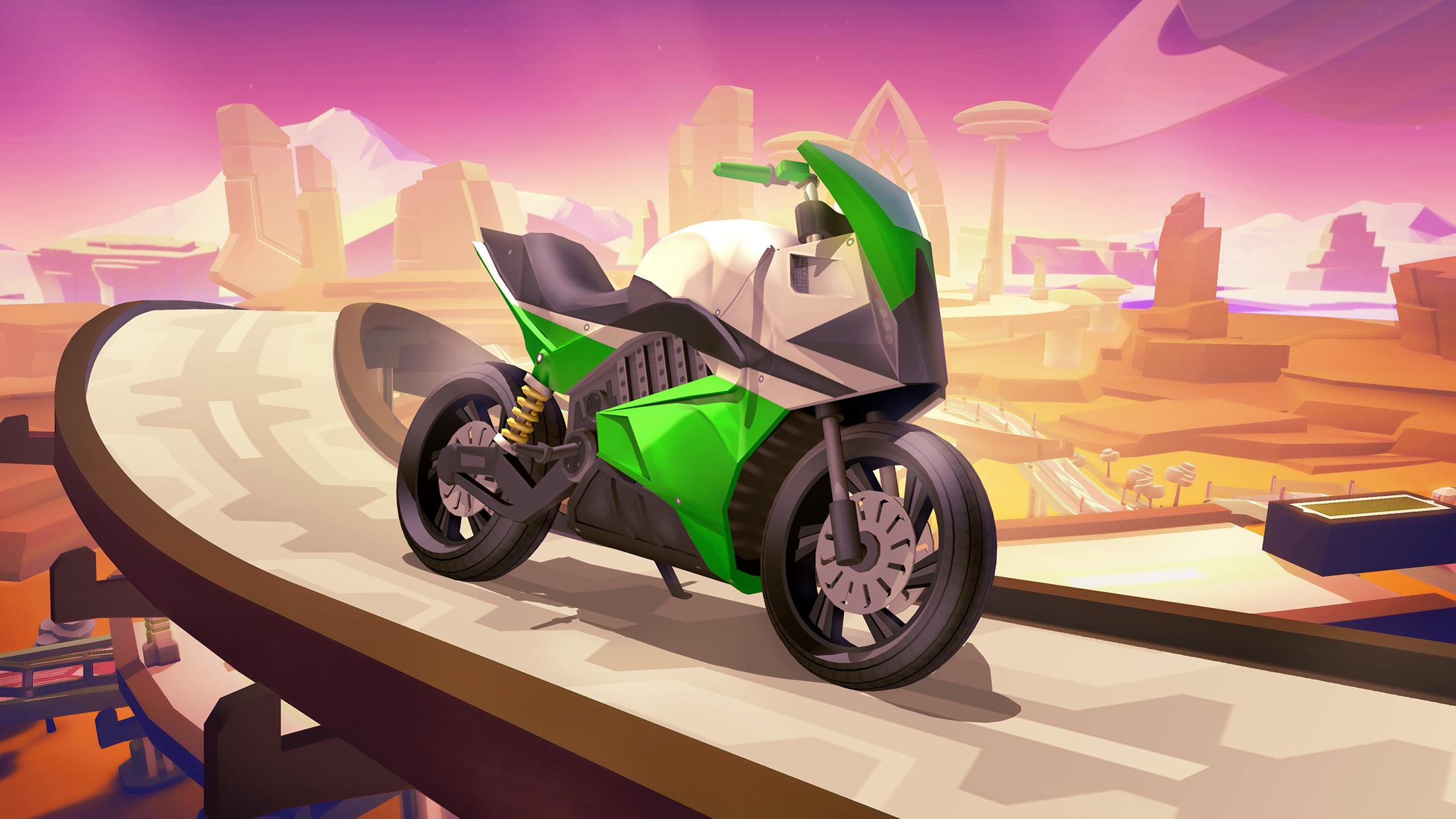 اسکرین شات 1 بازی Gravity Rider Zero