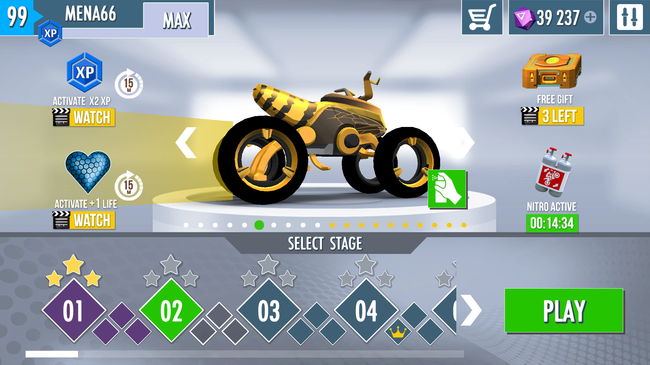 اسکرین شات 5 بازی Gravity Rider Zero