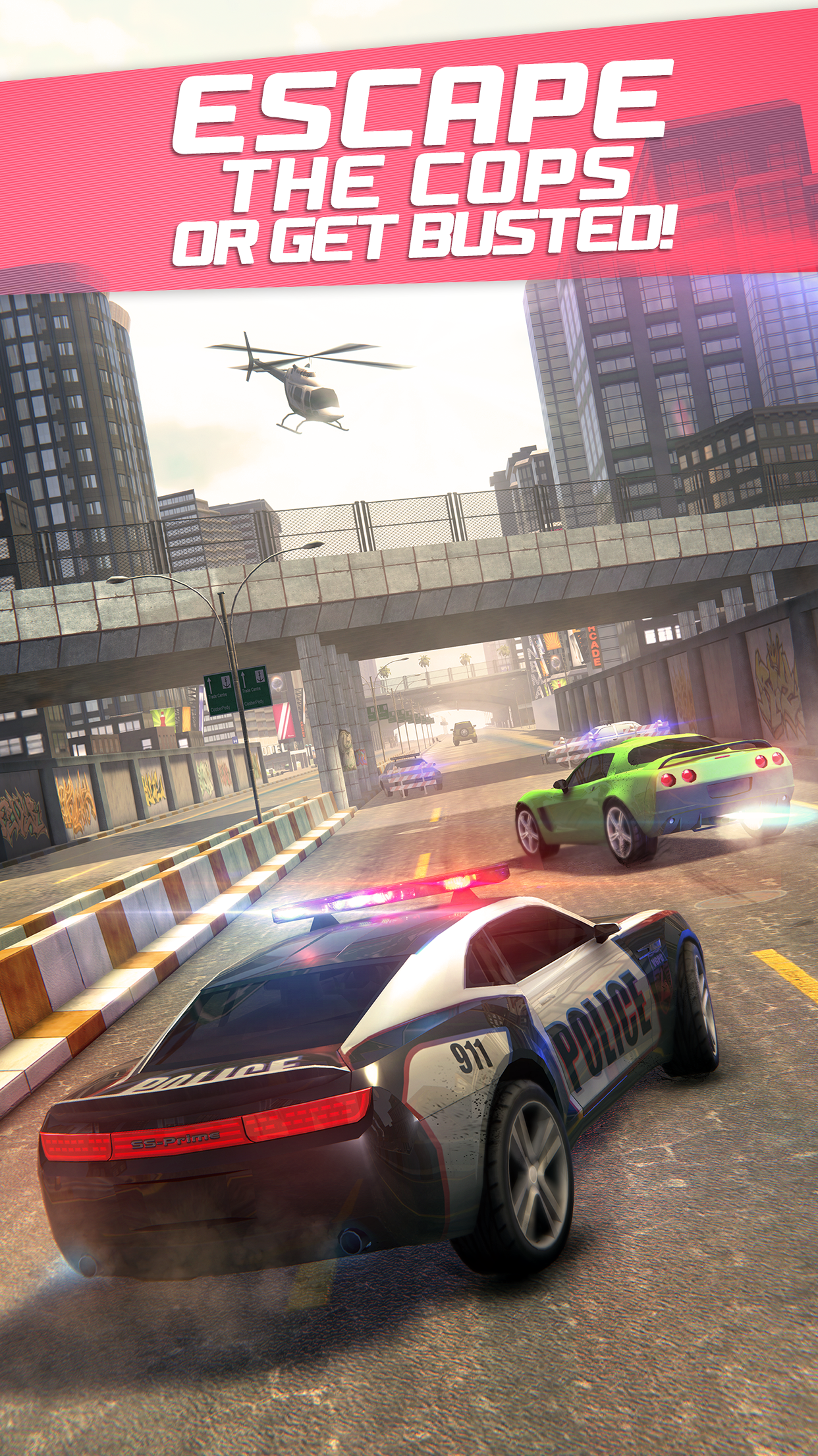 اسکرین شات 2 بازی Highway Getaway: Police Chase
