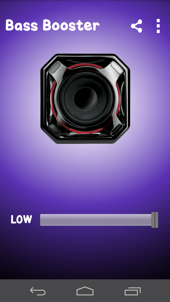 اسکرین شات 2 برنامه Subwoofer Bass Booster