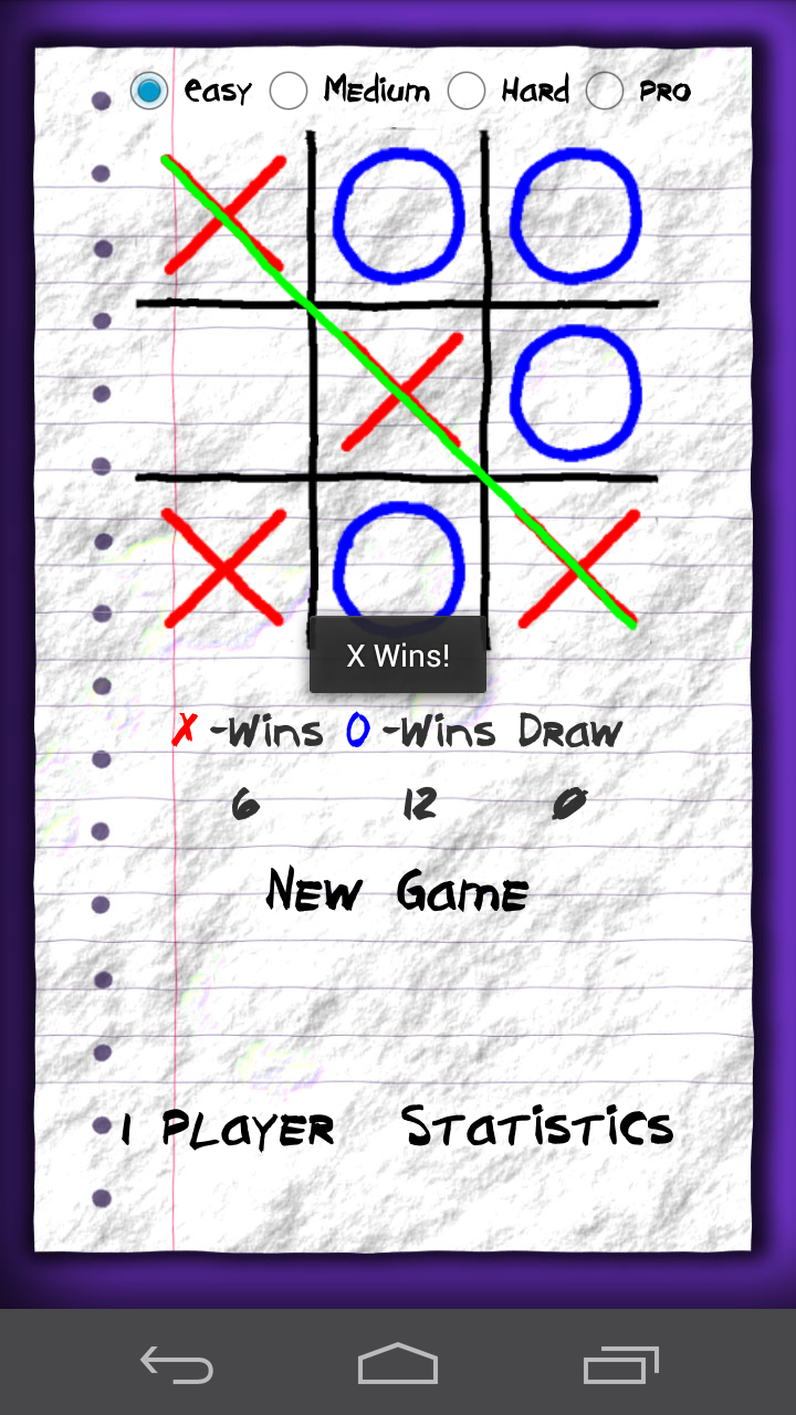 اسکرین شات 2 بازی Tic Tac Toe