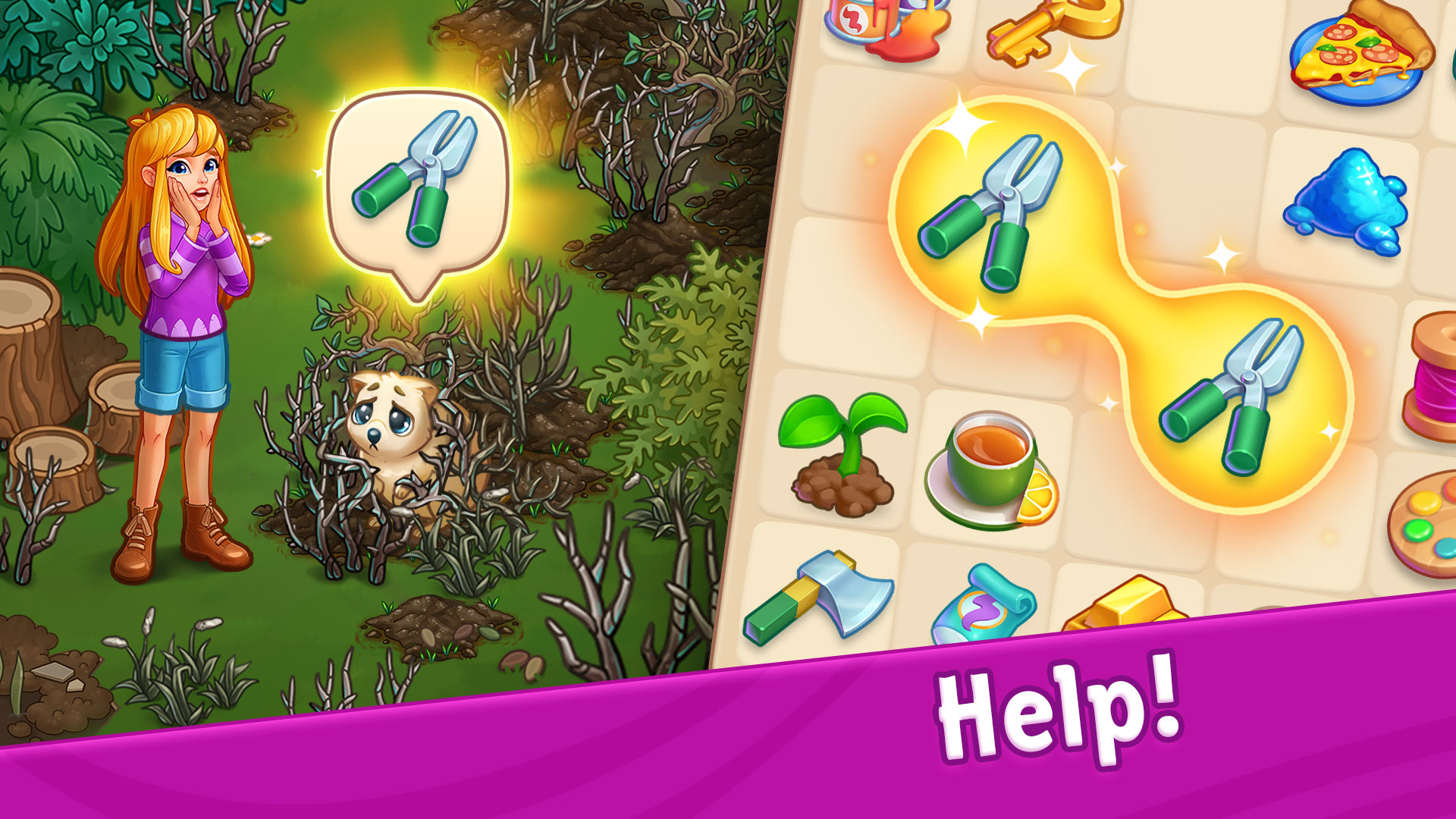 اسکرین شات 1 بازی Charmbrook:​ Merge Adventure
