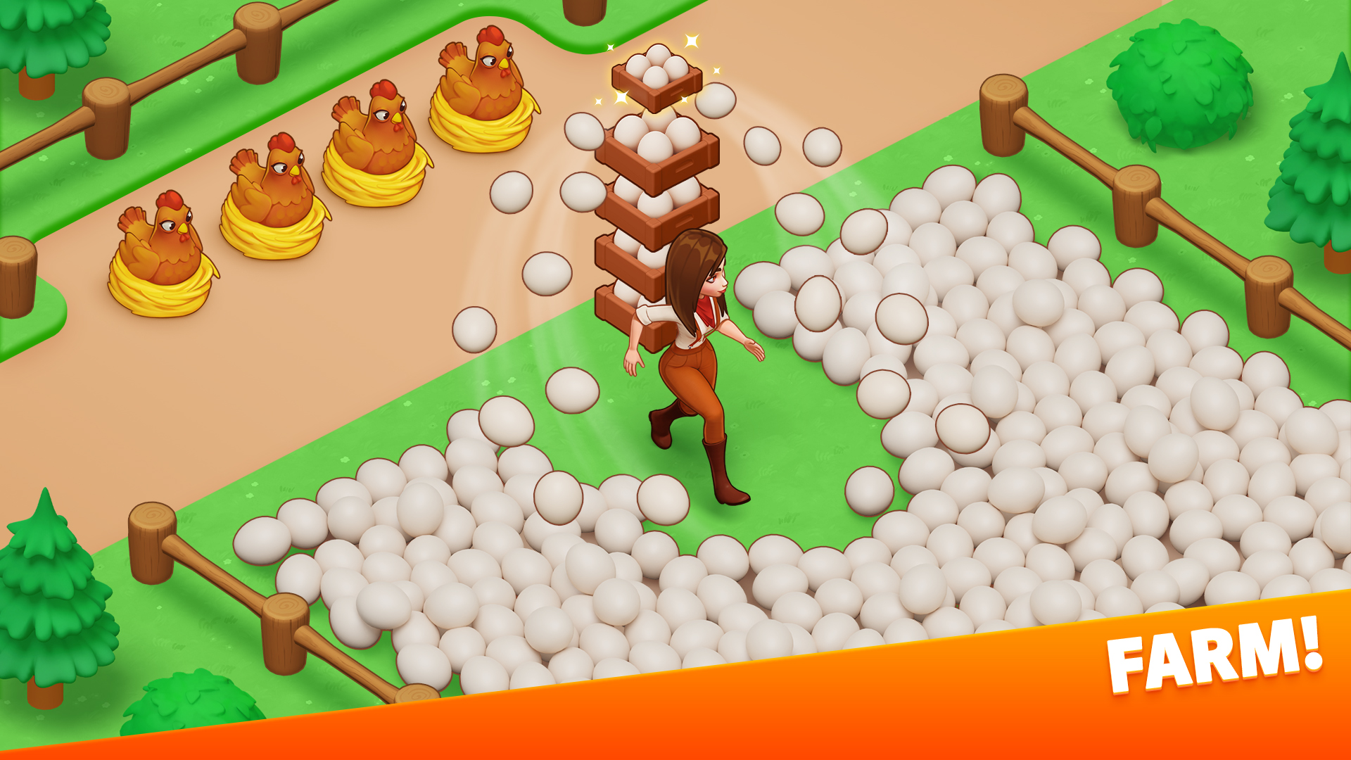 اسکرین شات 1 بازی Klondike Adventures: Farm Game