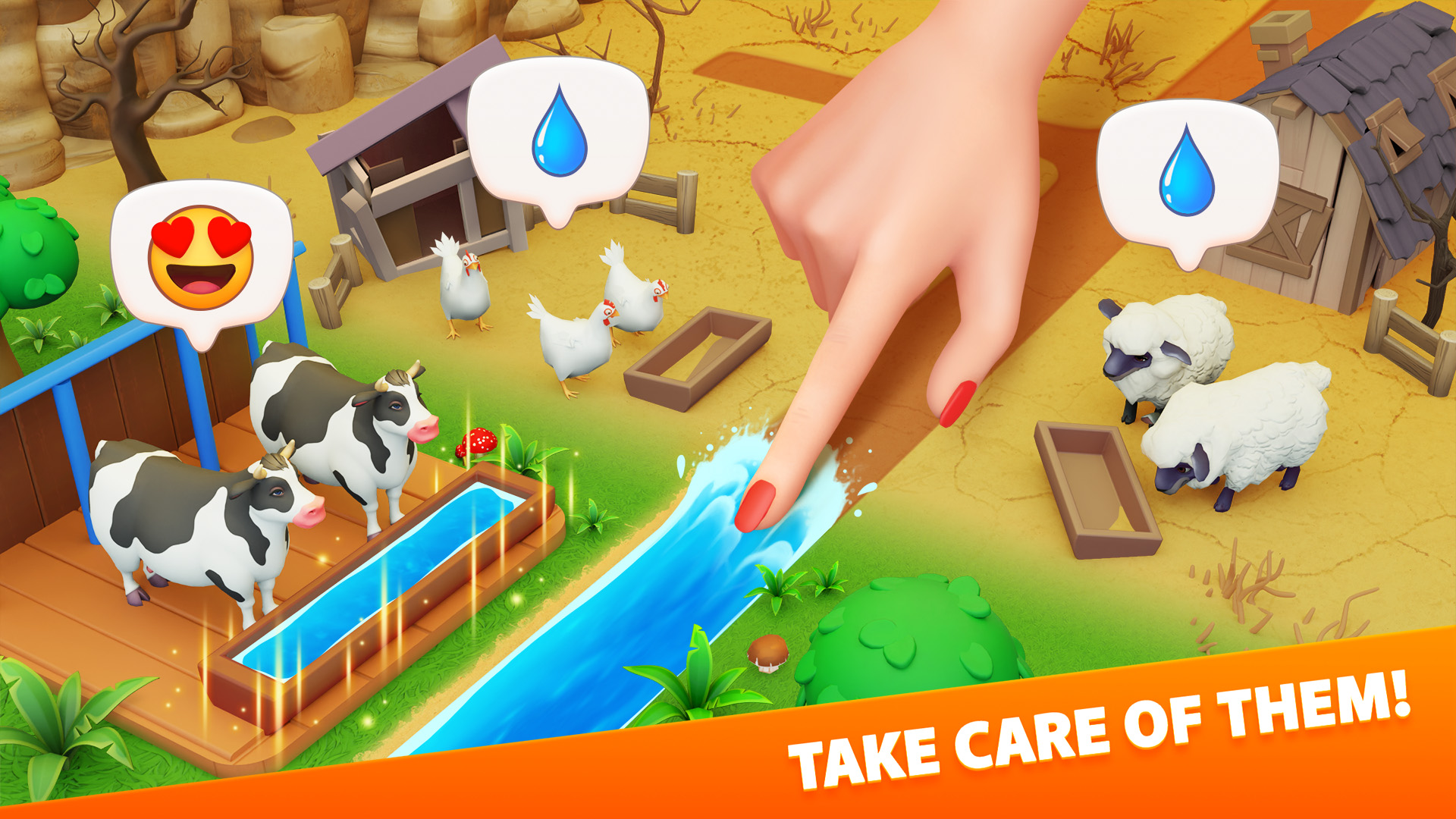 اسکرین شات 1 بازی Klondike Adventures: Farm Game