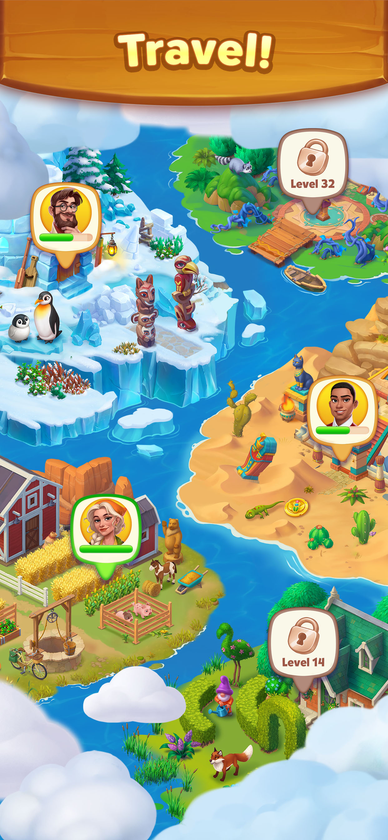 اسکرین شات 4 بازی Road Trip: Royal merge games