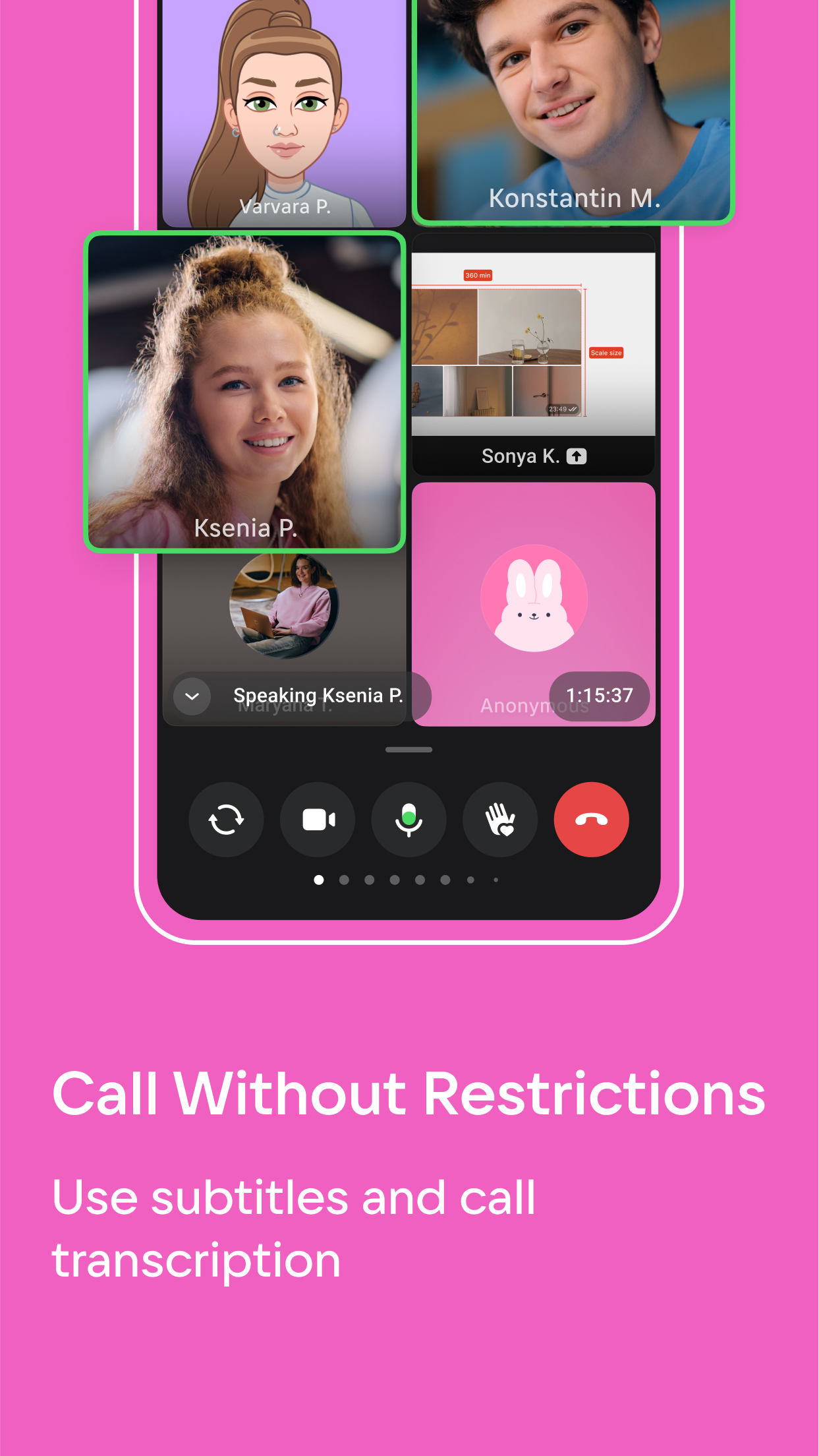 اسکرین شات 2 برنامه VK Messenger: Chats and calls