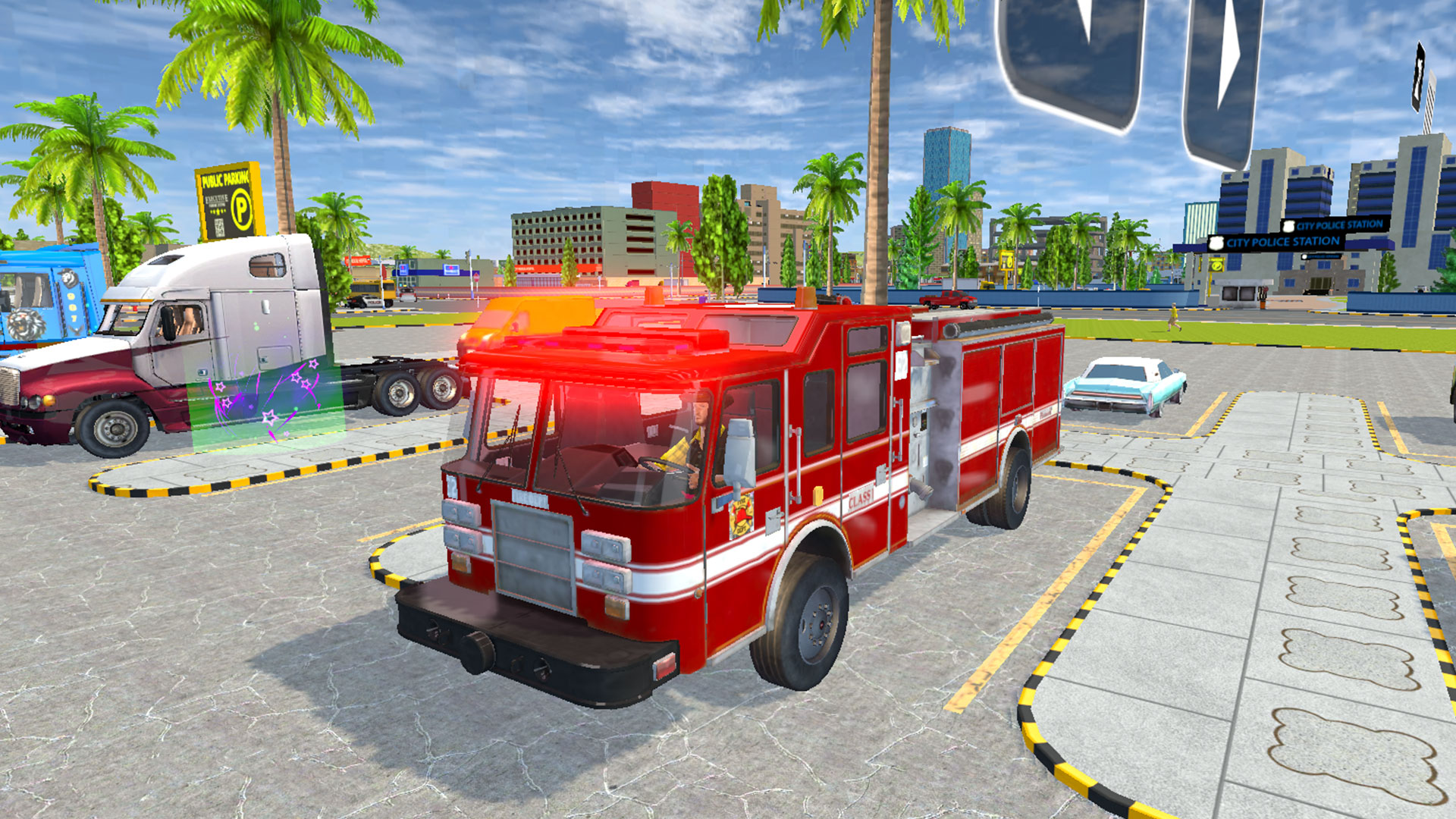 اسکرین شات 2 بازی City Truck Driving Game 2025
