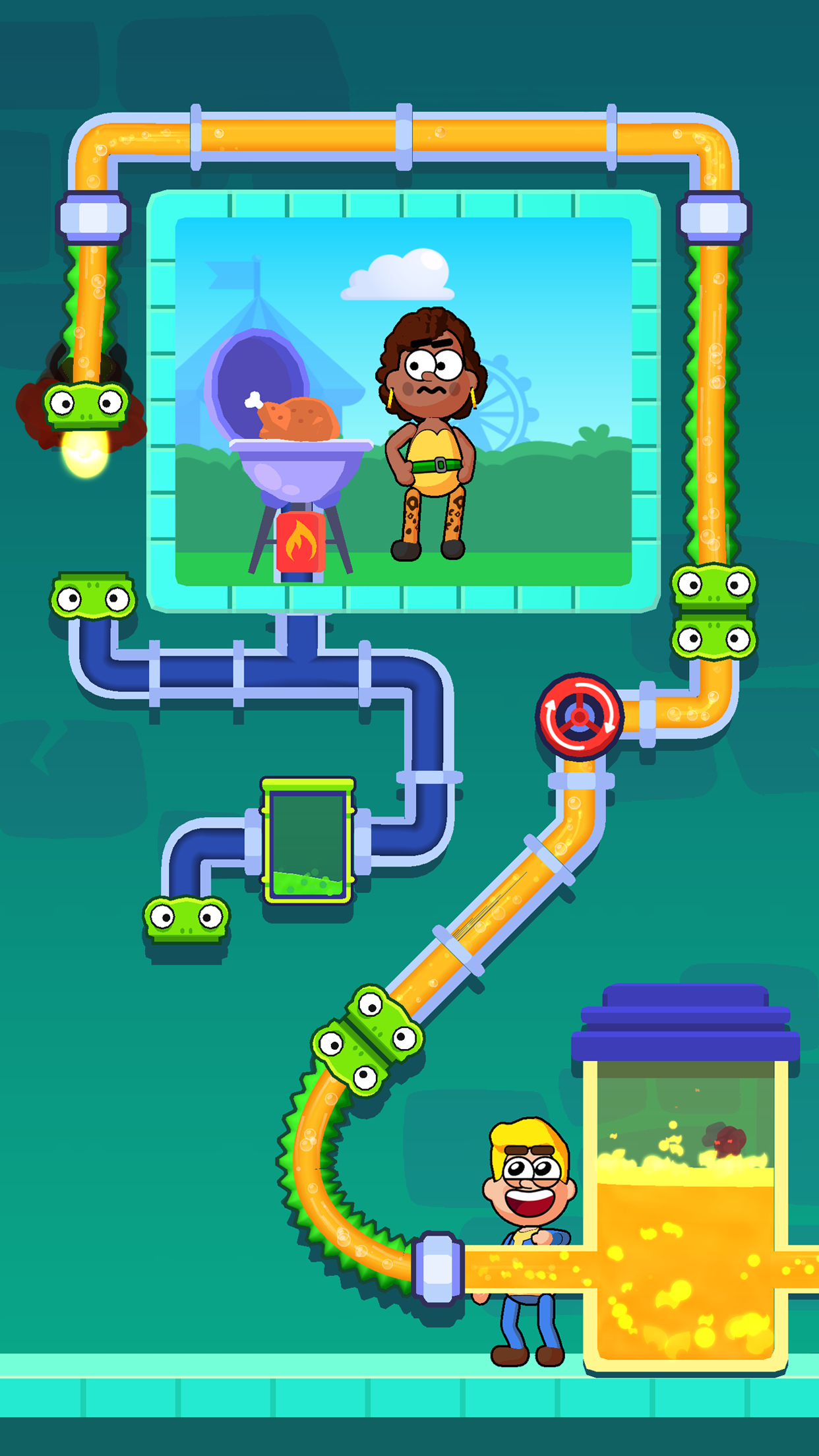 اسکرین شات 2 بازی Flow Legends: Pipe Games