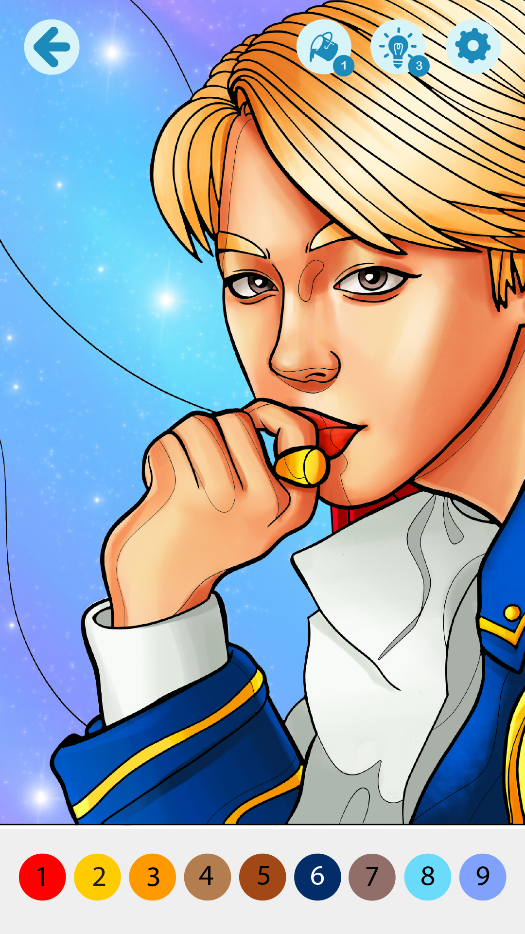 اسکرین شات 1 بازی KPOP Idol Coloring by Numbers