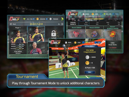 اسکرین شات 3 بازی LiNing Jump Smash 15 Badminton