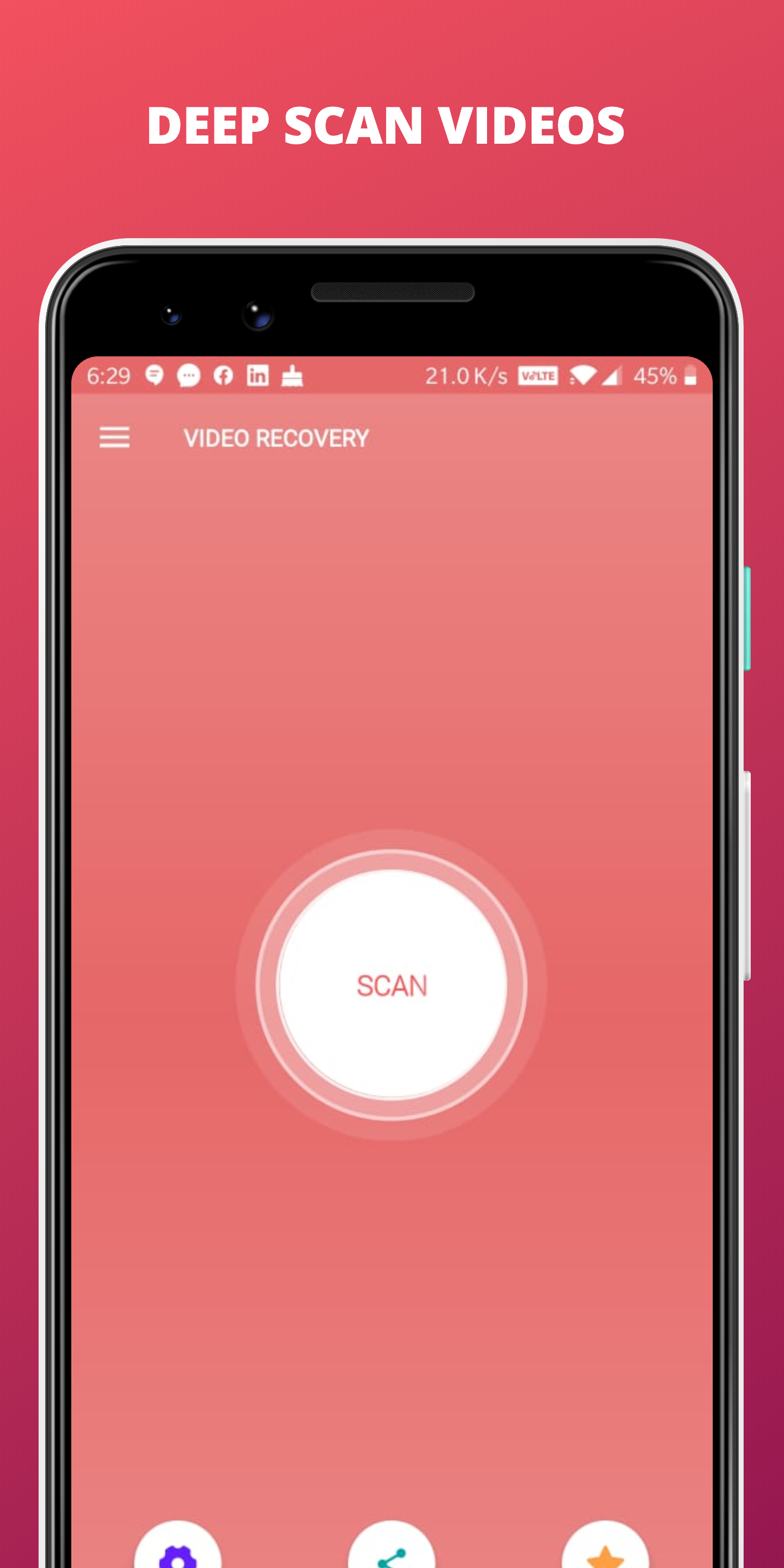 اسکرین شات 5 برنامه Deleted Video Recovery App