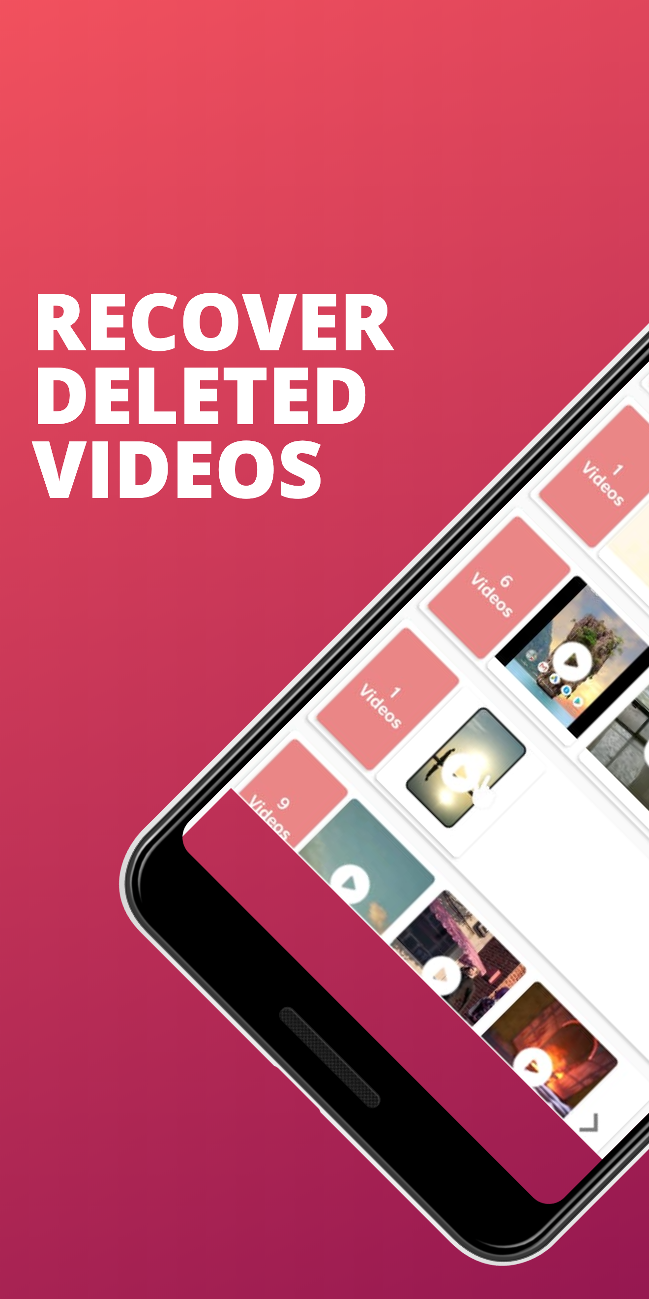 اسکرین شات 2 برنامه Deleted Video Recovery App