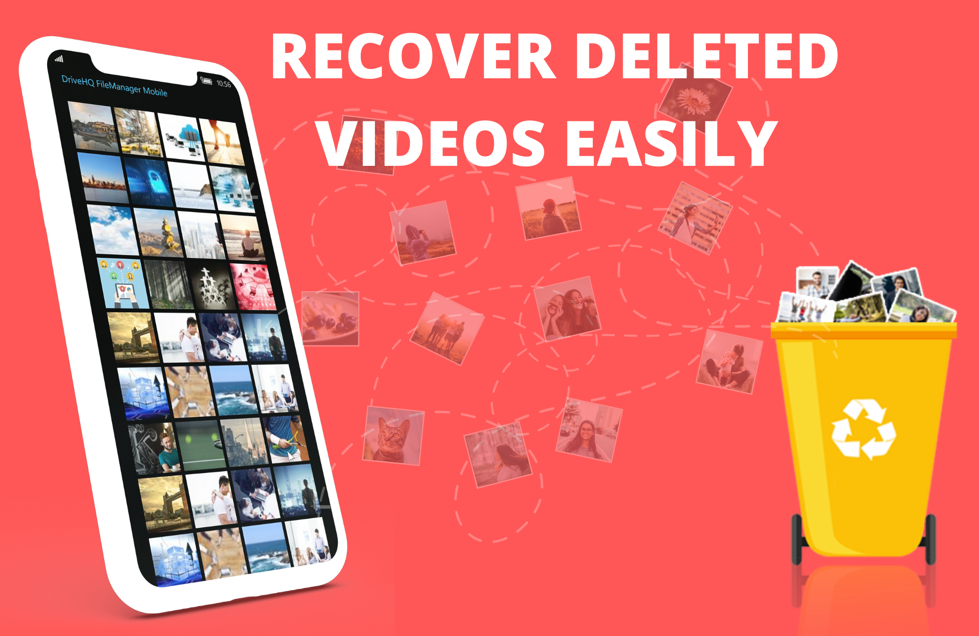 اسکرین شات 1 برنامه Deleted Video Recovery App