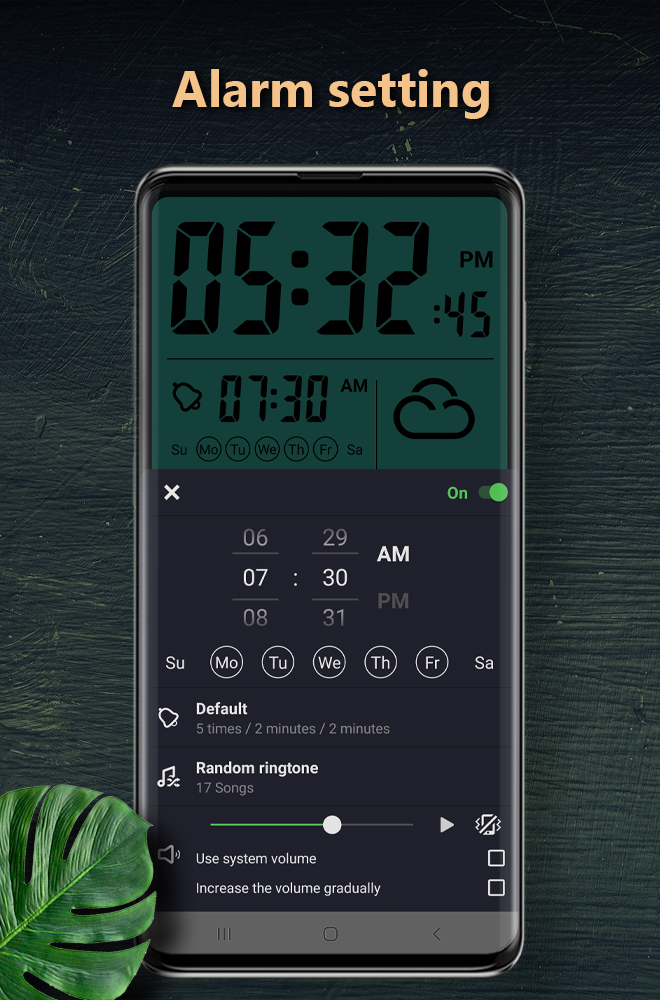 اسکرین شات 3 برنامه Alarm clock