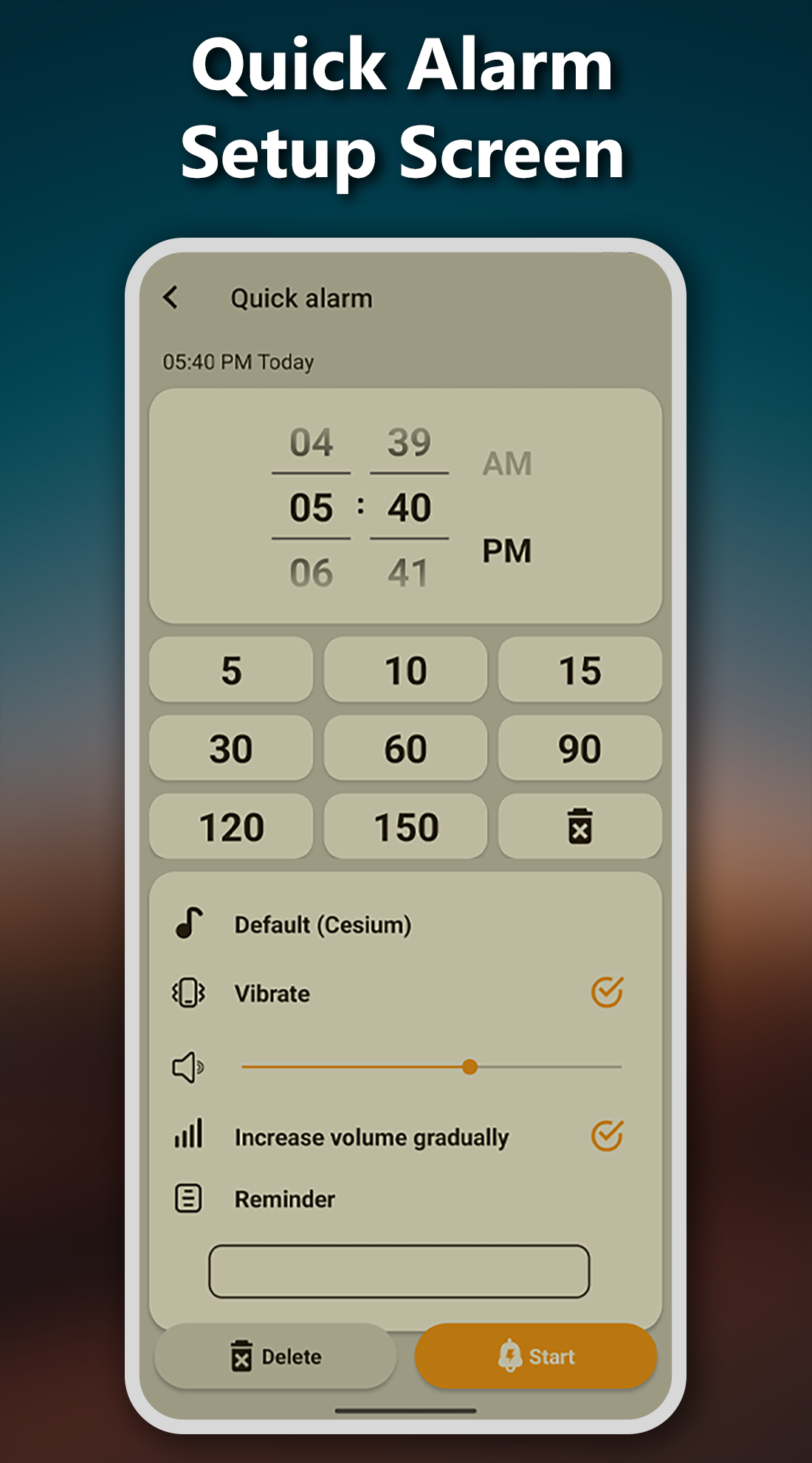 اسکرین شات 3 برنامه Alarm clock