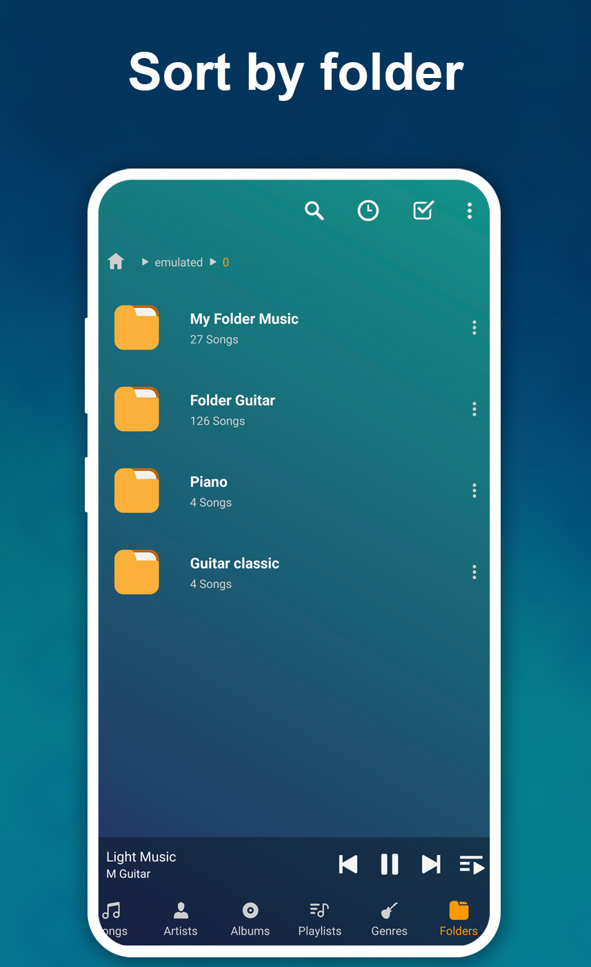 اسکرین شات 4 برنامه Music Player