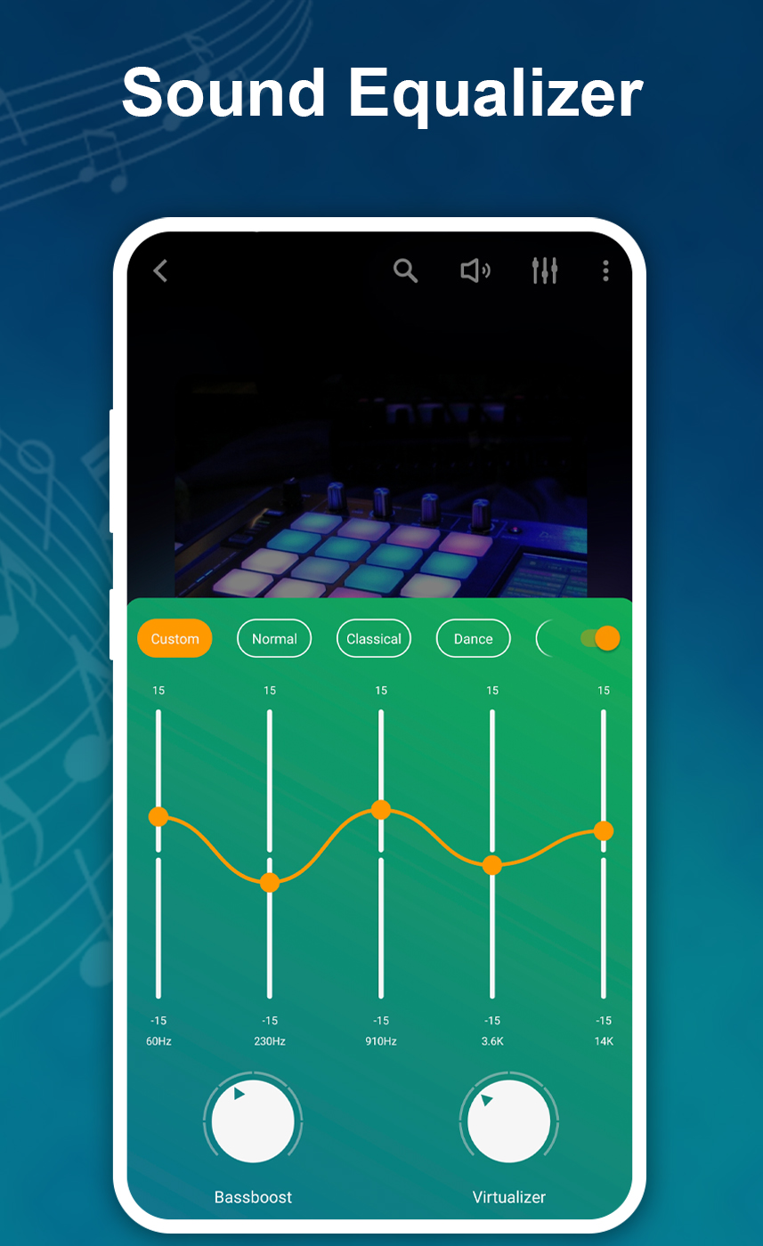 اسکرین شات 3 برنامه Music Player