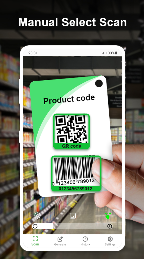 اسکرین شات 2 برنامه QR code scanner and Barcode