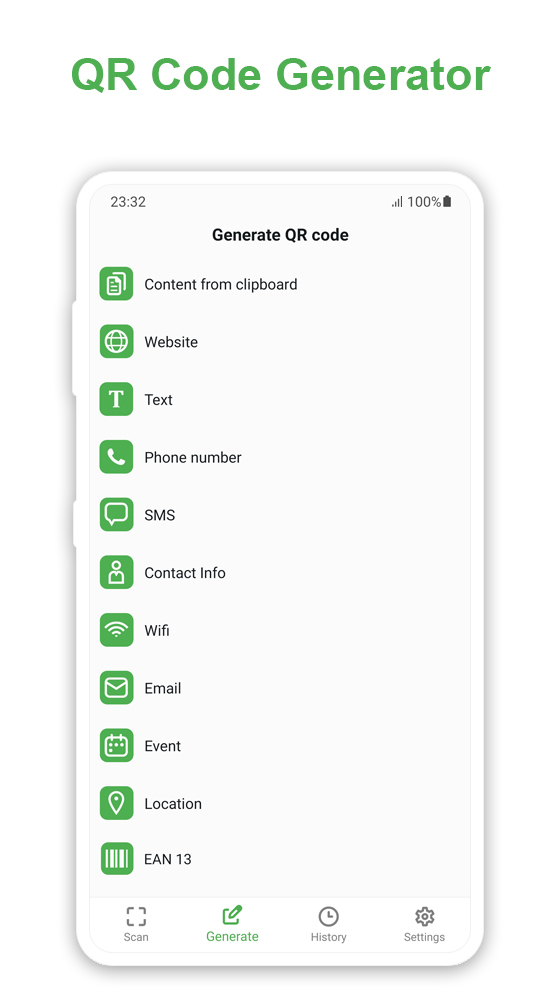 اسکرین شات 6 برنامه QR code scanner and Barcode