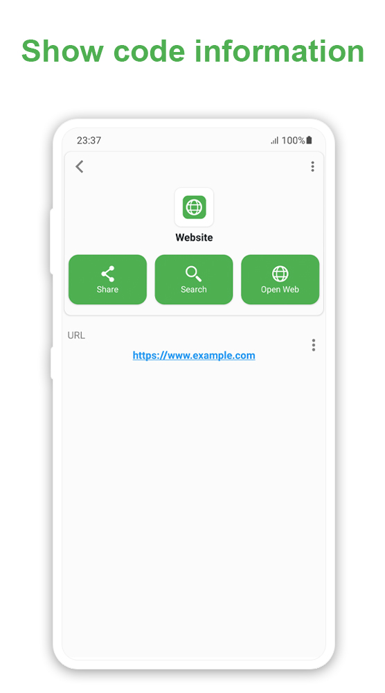 اسکرین شات 4 برنامه QR code scanner and Barcode