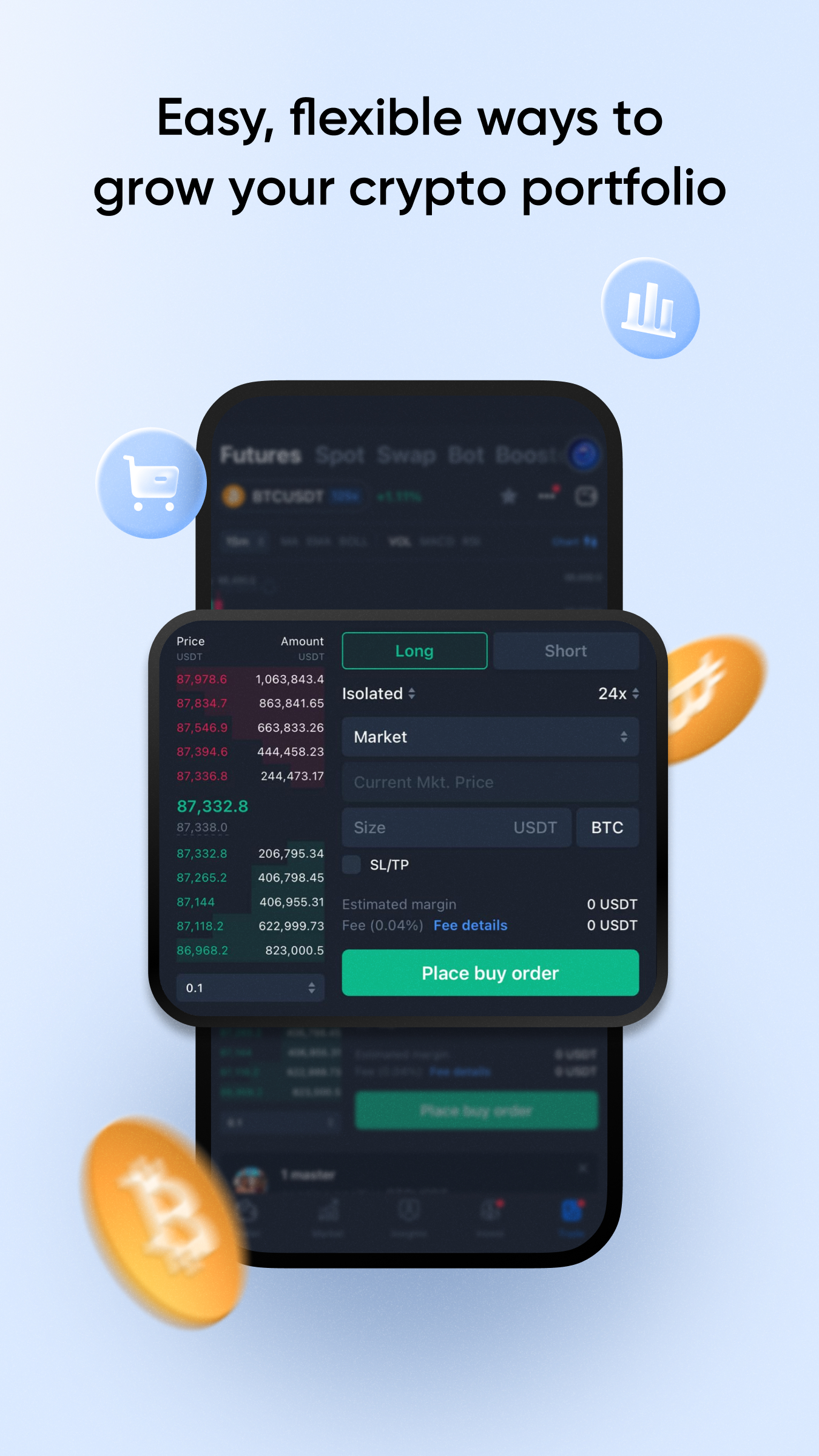 اسکرین شات 5 برنامه ONUS: Buy Bitcoin, PI & Crypto