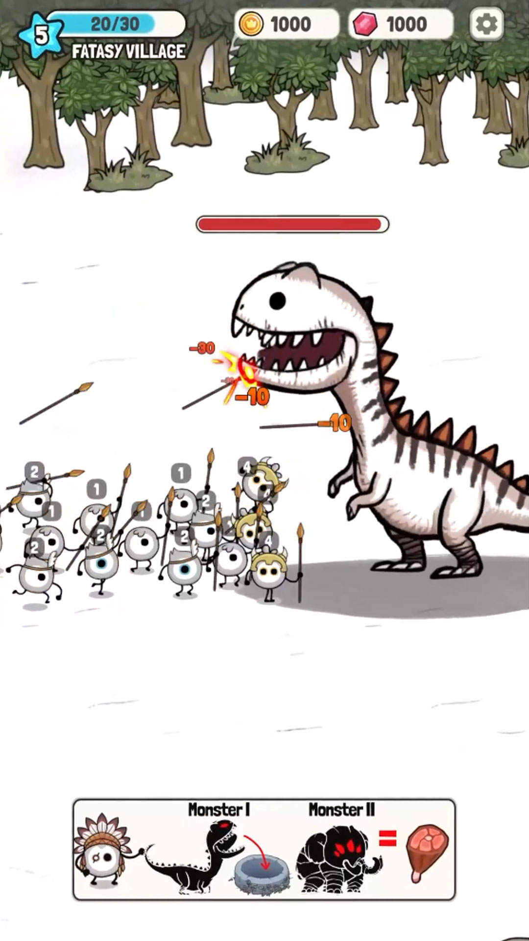 اسکرین شات 2 بازی Idle Tribe: Merge Circle Town