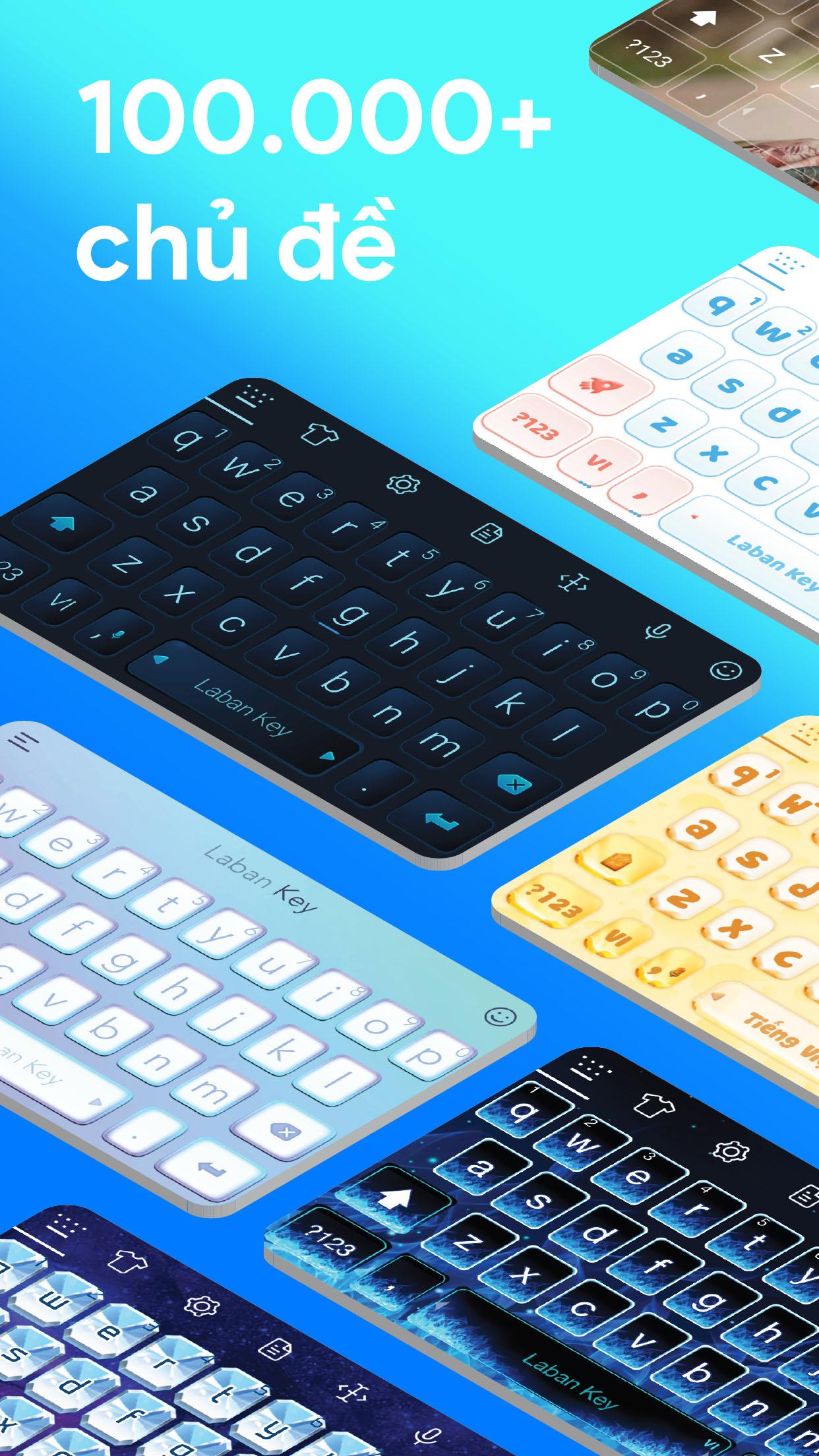 اسکرین شات 3 برنامه Laban Key: Vietnamese Keyboard