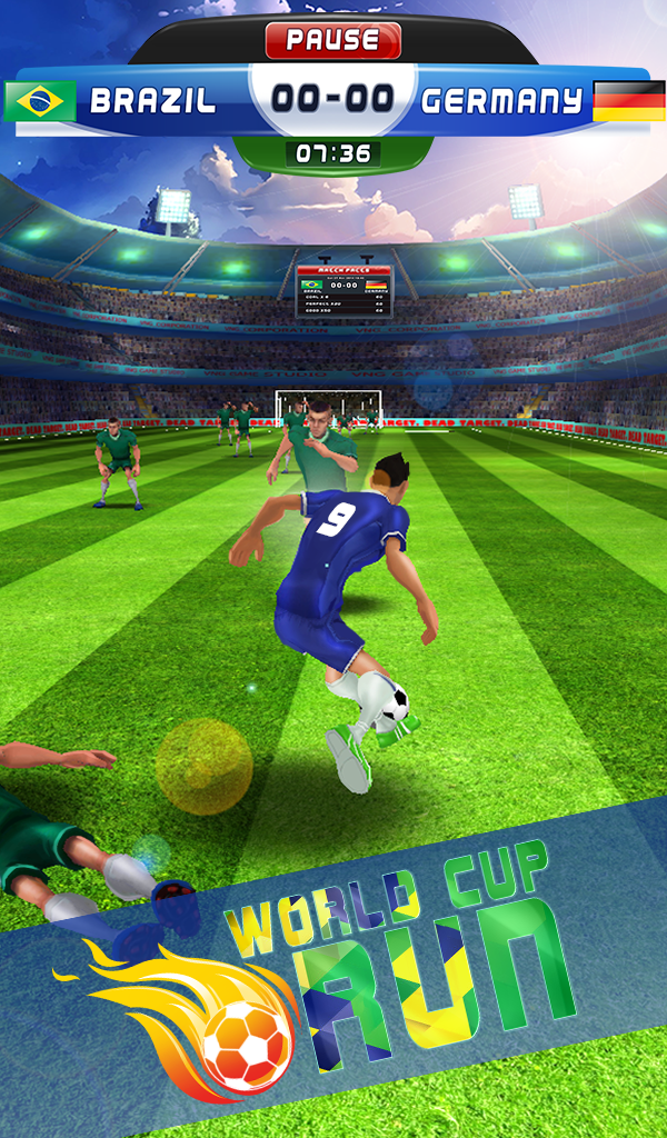 اسکرین شات 4 بازی Soccer Run: Skilltwins Games