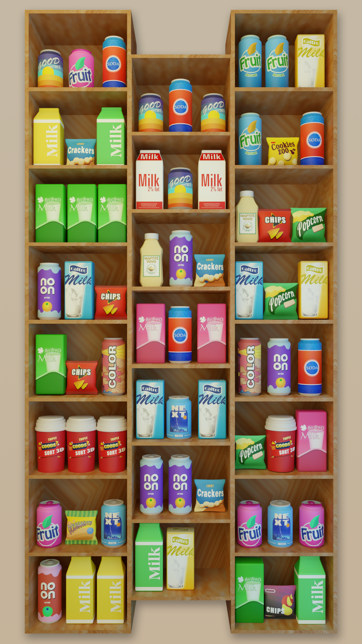 اسکرین شات 4 بازی Triple Good Sorting 3D