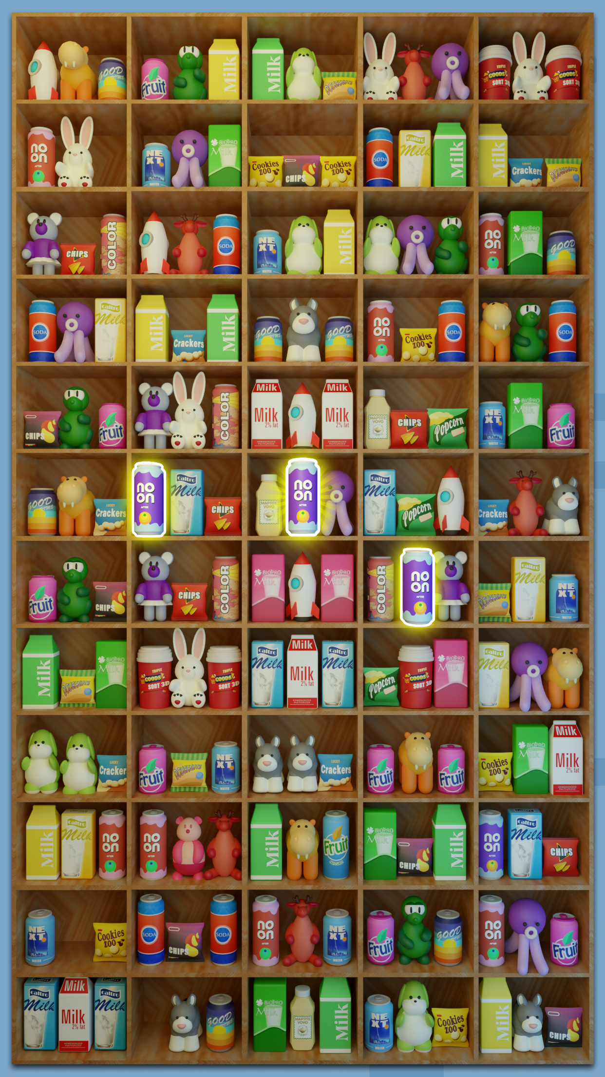 اسکرین شات 3 بازی Triple Good Sorting 3D