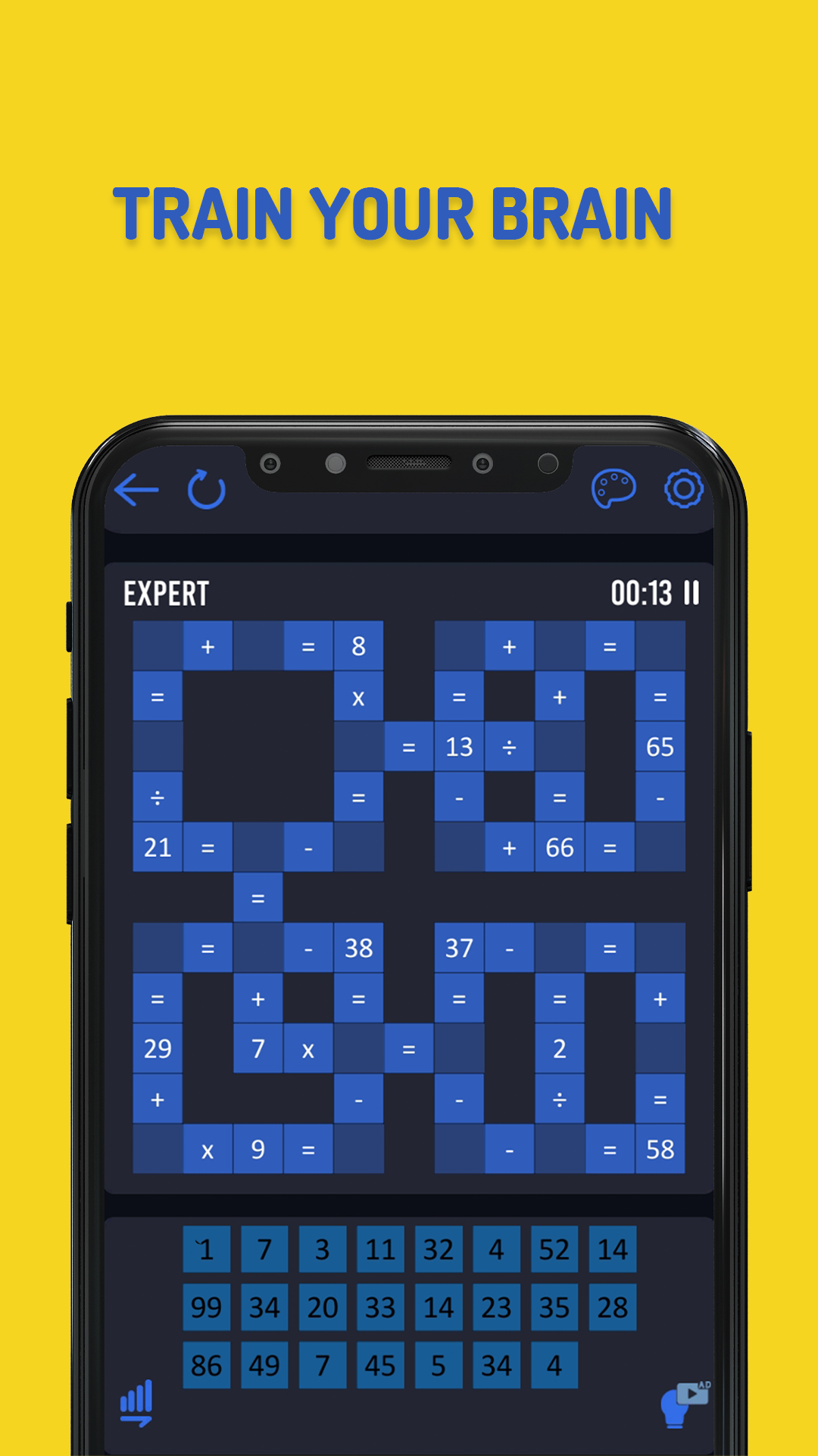 اسکرین شات 3 بازی Math Crossmath Puzzle