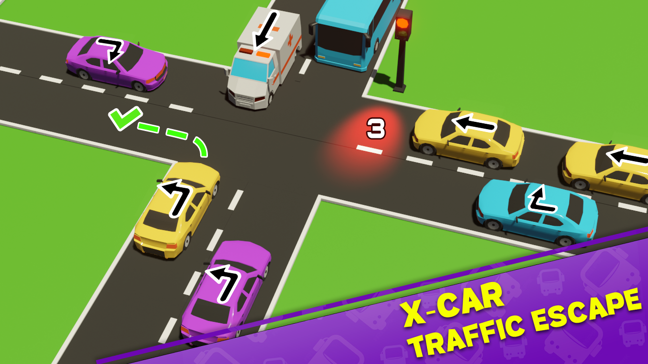 اسکرین شات 1 بازی X-Car Traffic Escape