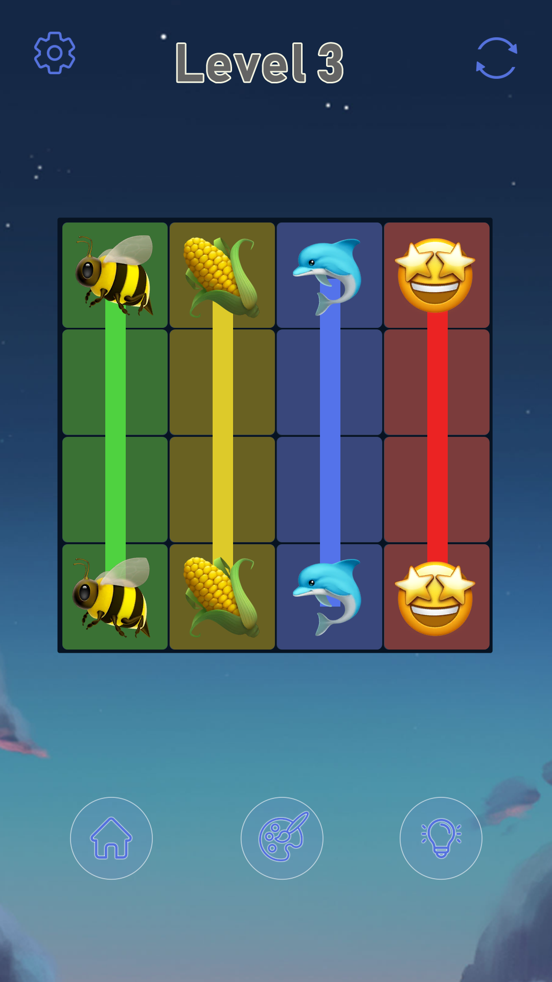 اسکرین شات 5 بازی Connect Emoji Puzzle