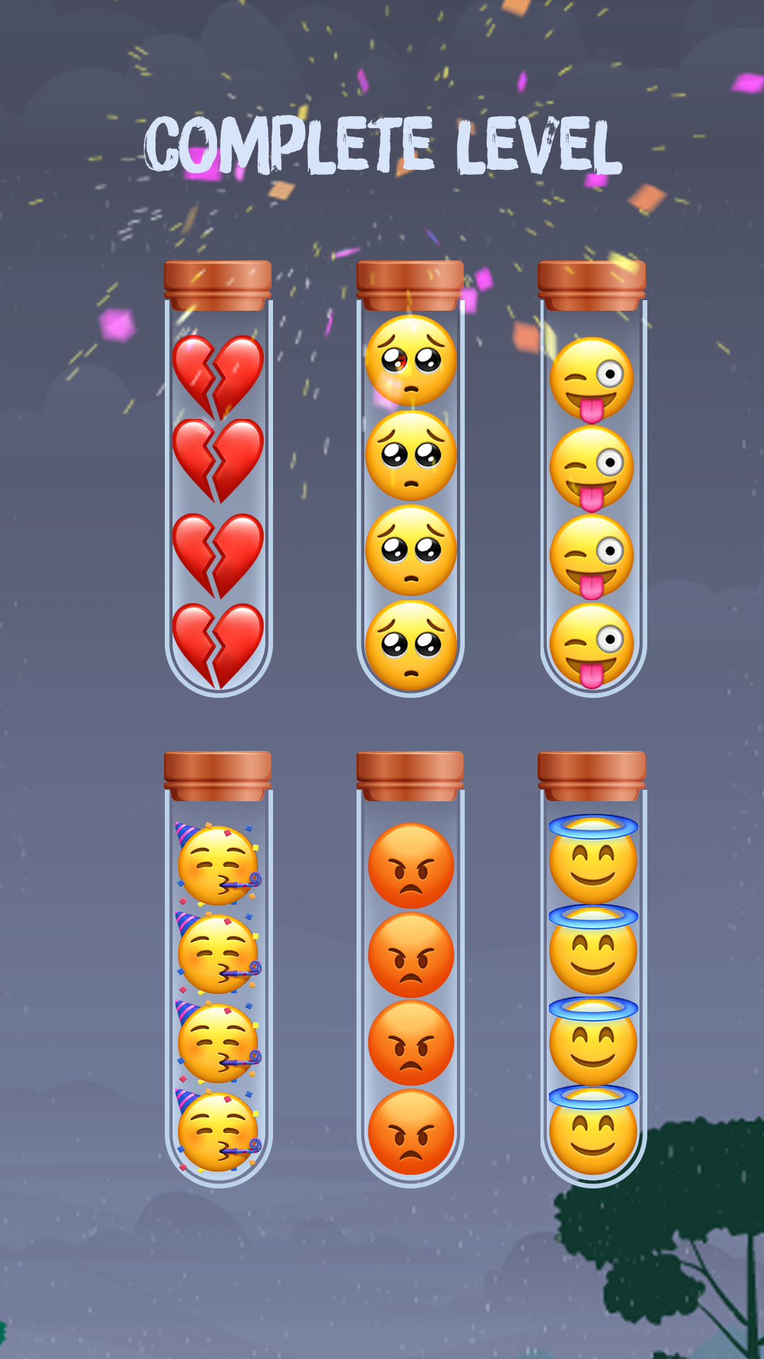 اسکرین شات 6 بازی Emoji Sort Master
