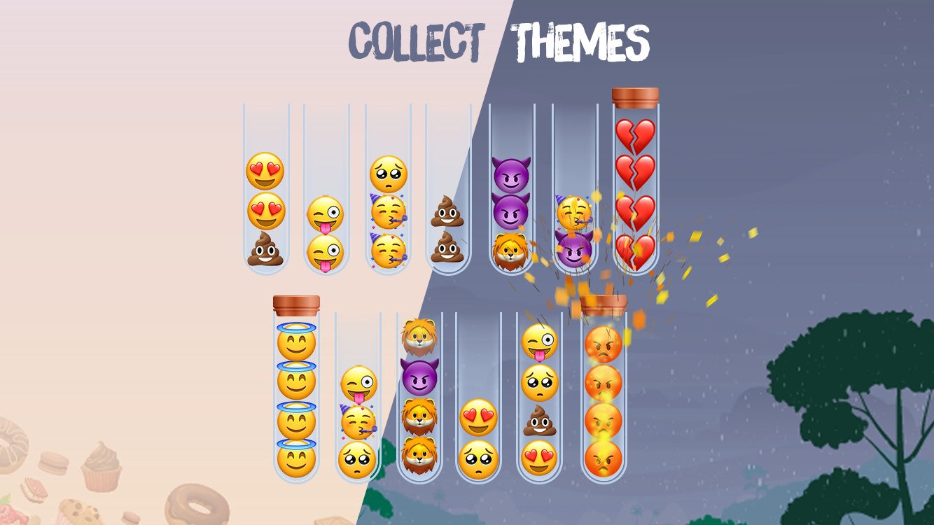اسکرین شات 7 بازی Emoji Sort Master