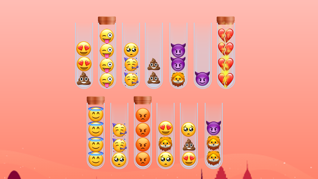 اسکرین شات 8 بازی Emoji Sort Master