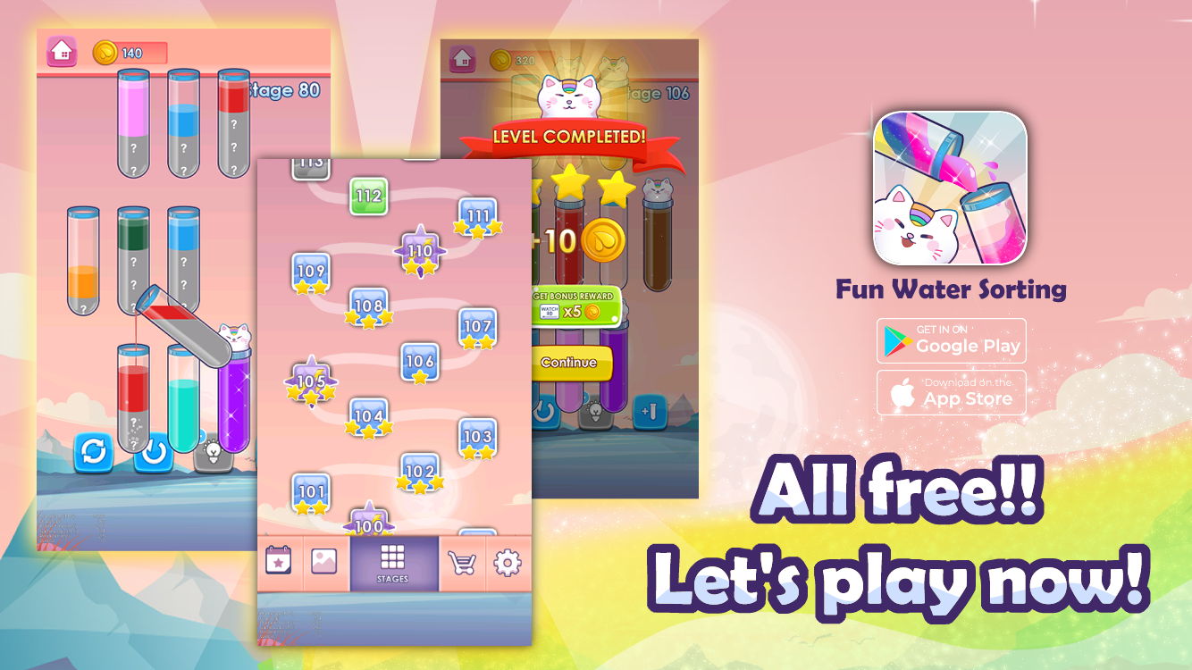 اسکرین شات 3 بازی Fun Water Sorting
