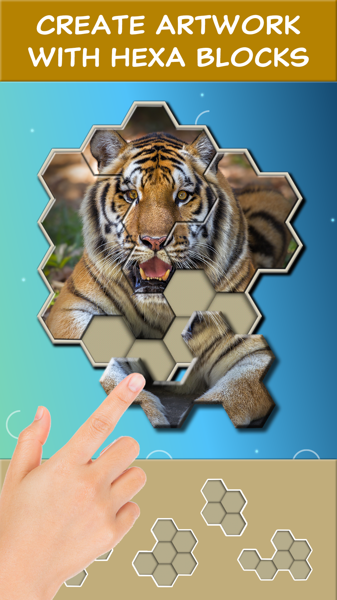 اسکرین شات 2 بازی Jigsaw Hexa Block