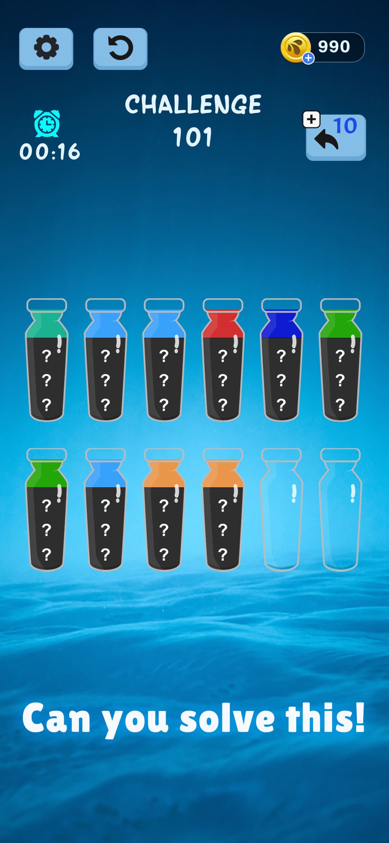 اسکرین شات 3 بازی Water Color Sort