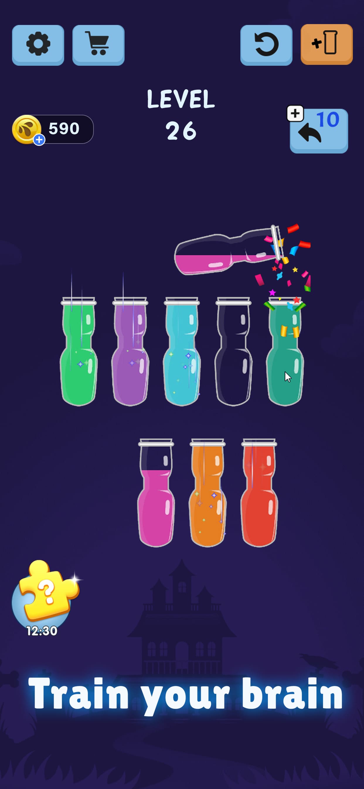 اسکرین شات 6 بازی Water Color Sort